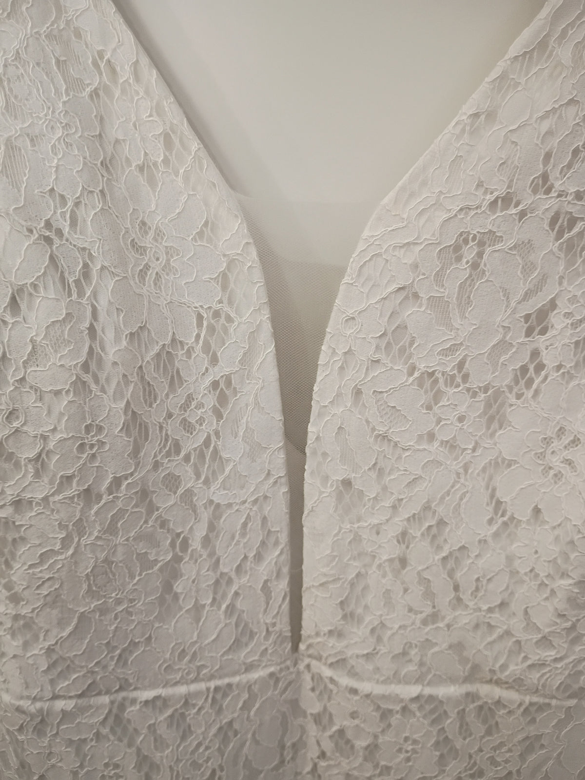 Elegant Floral Lace Wedding Dress Gown