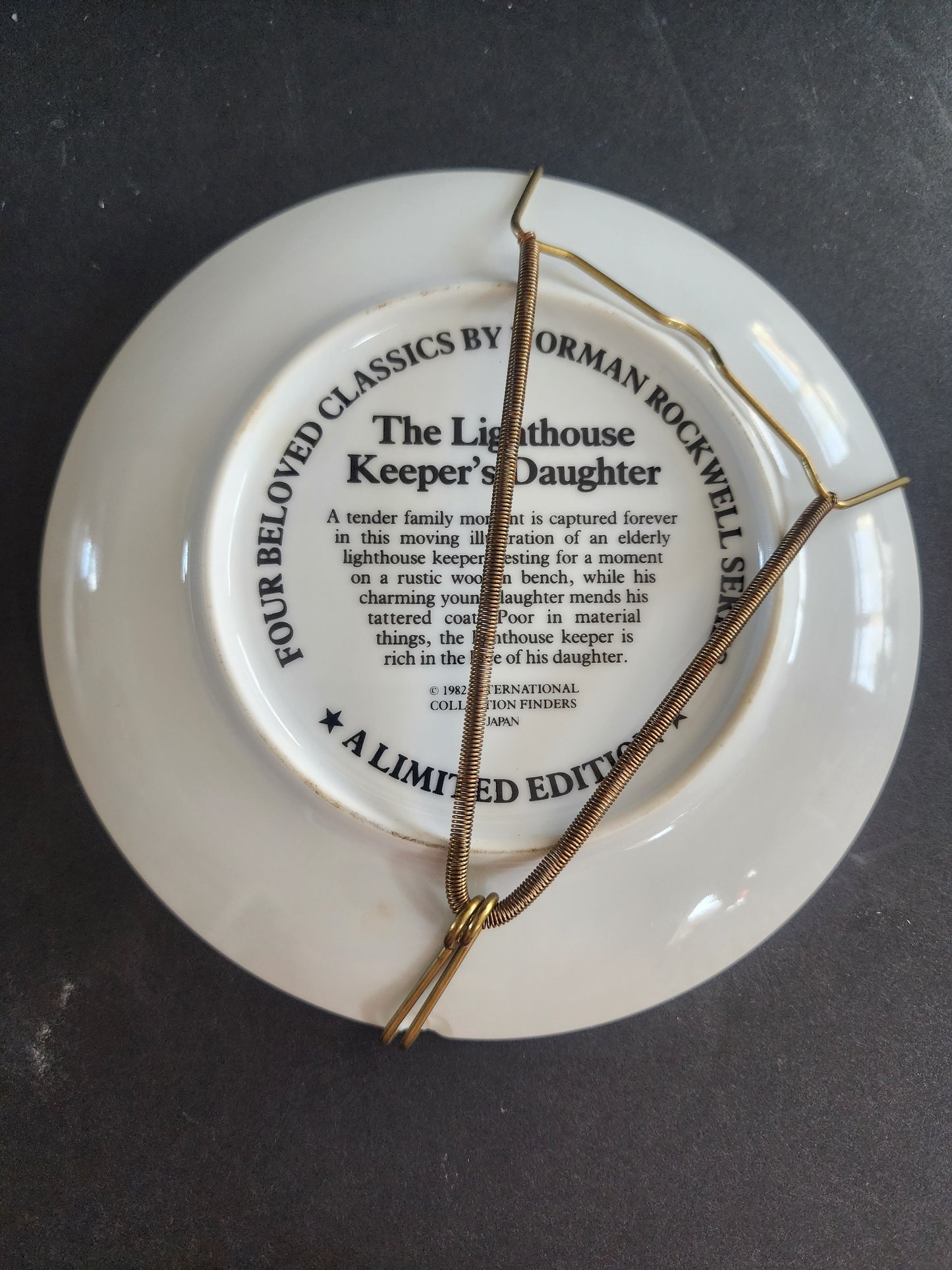Norman Rockwell Plate (1982) “The Lighthouse Keepers Daughter" 6.50"