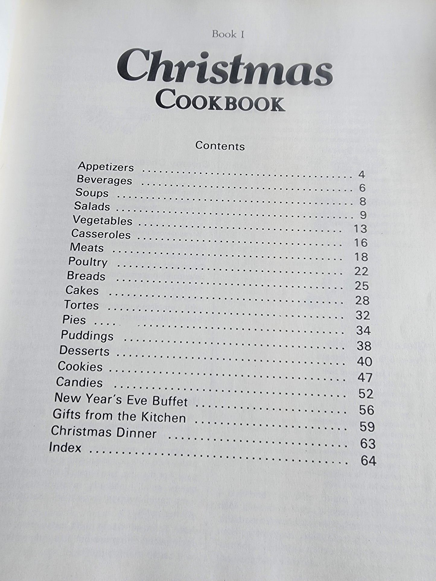 1975 Ideals Christmas & Holiday Vintage Cookbook  HC/DJ
