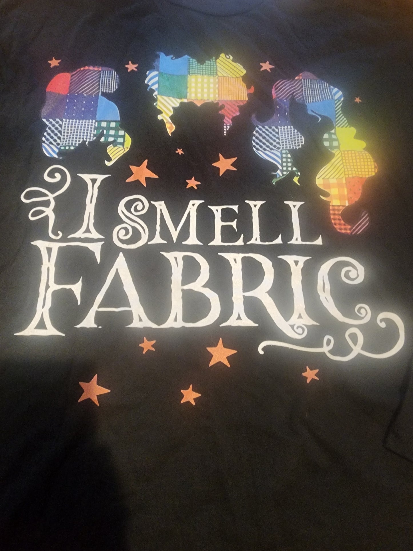 Smell Fabric Black Long Sleeve T-shirt XL