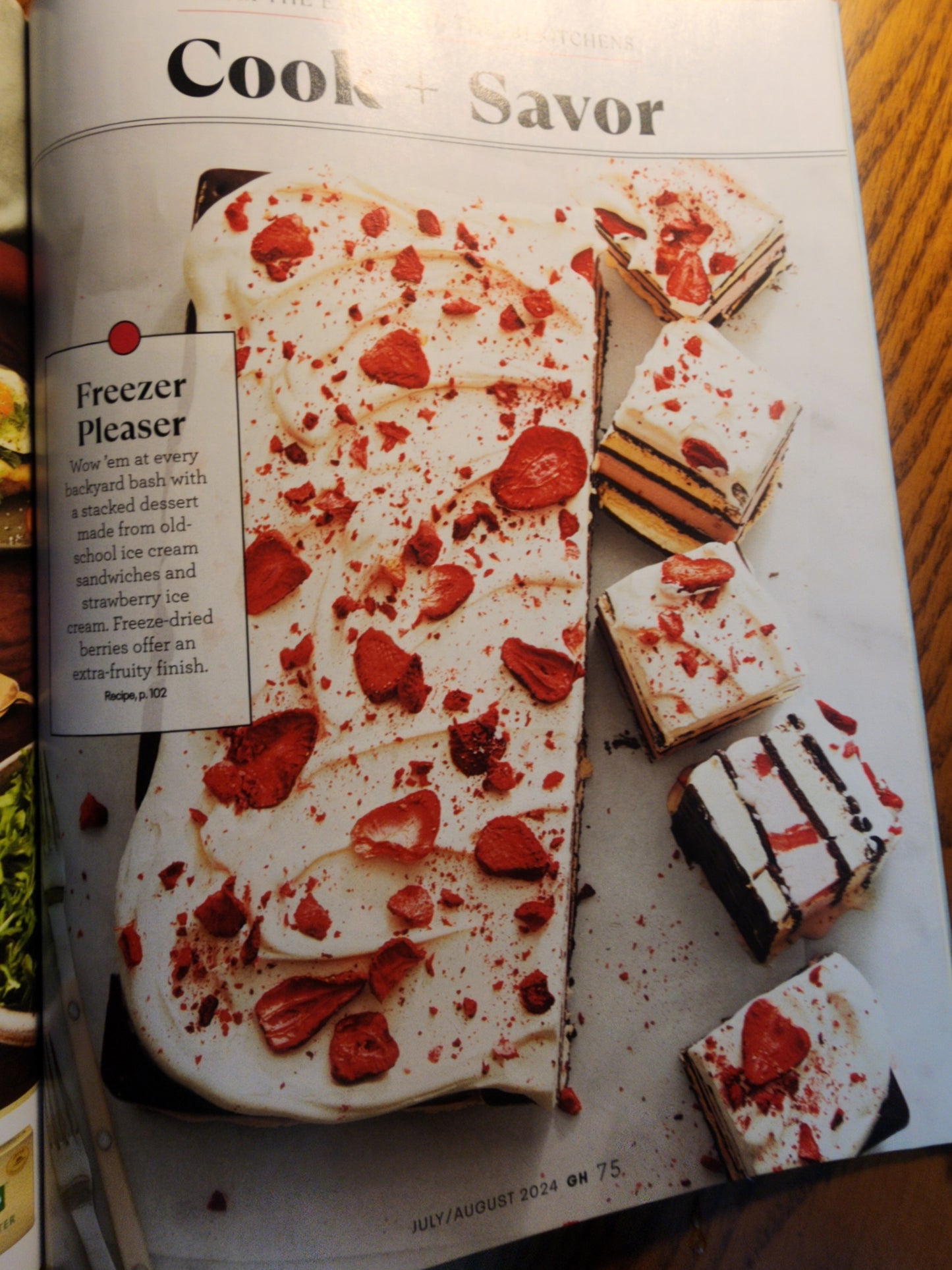 Good Housekeeping Magazine July/Aug 2024 Serve Up Summer Snack Awards