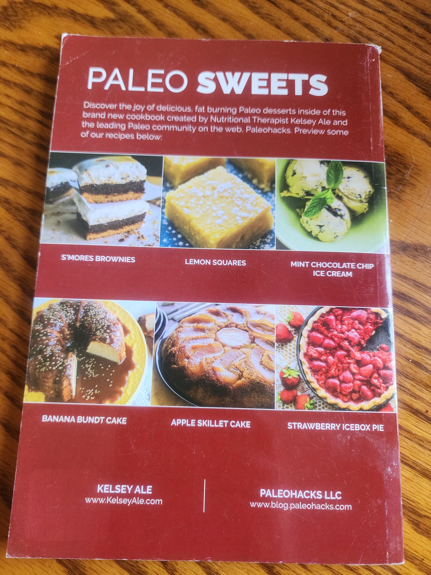 Paleohacks Paleo Sweets Cookbook By Kelsey Ale 128 Recipes w/ Pictures
