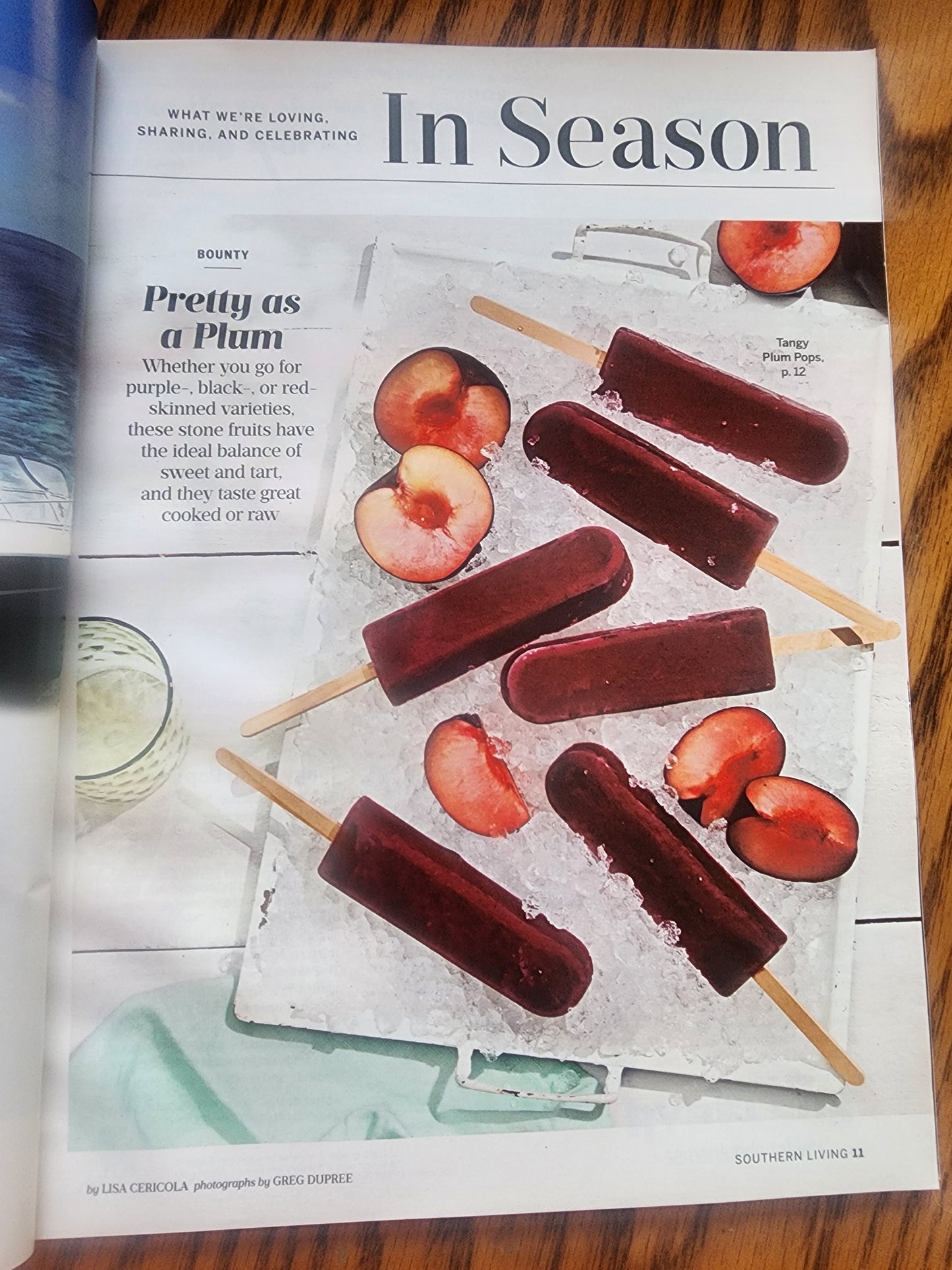 Southern Living July 2021 Easiest Pie In The World & other delicious recipes, 4th of July table ideas.