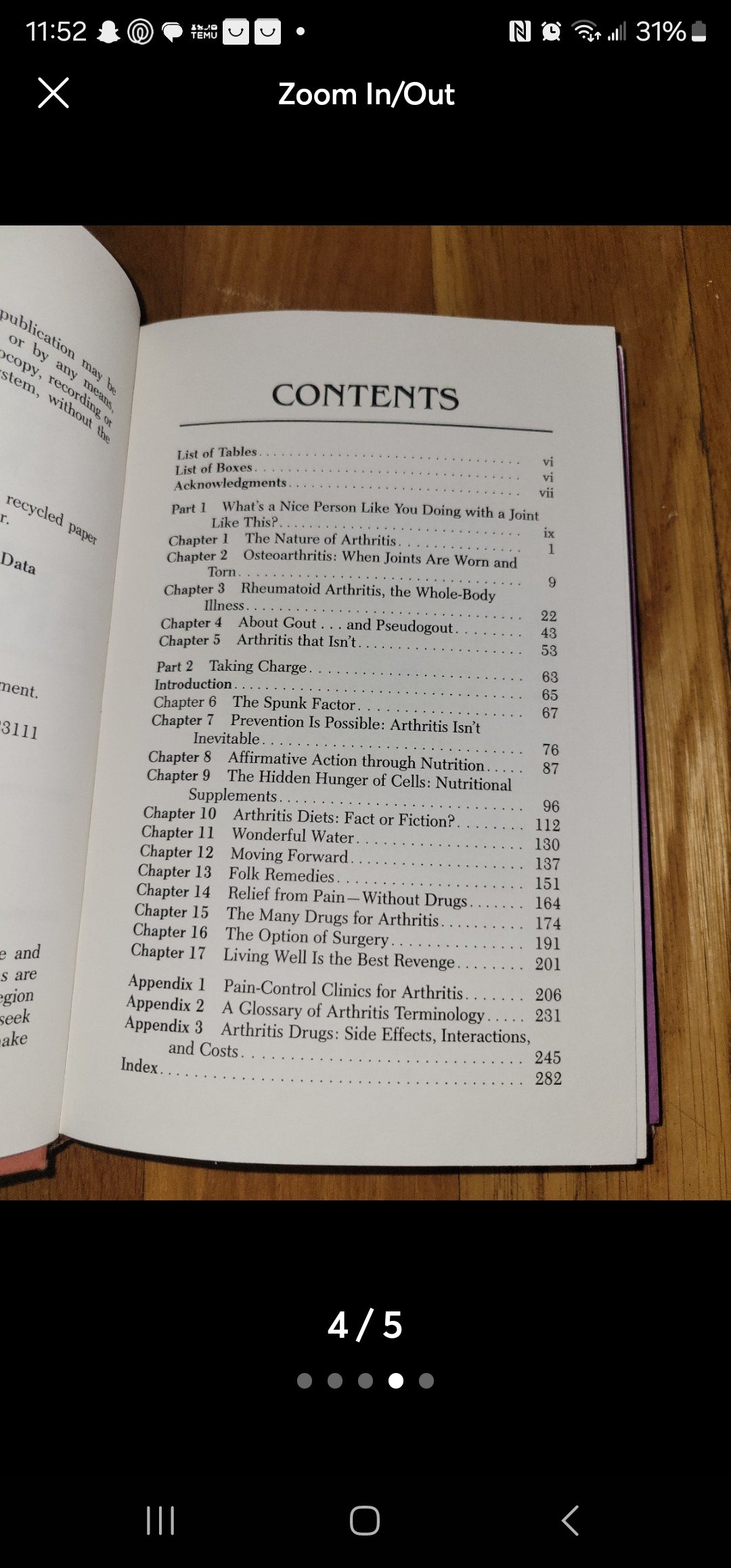 Natural Relief for Arthritis HB book by Carol Keough