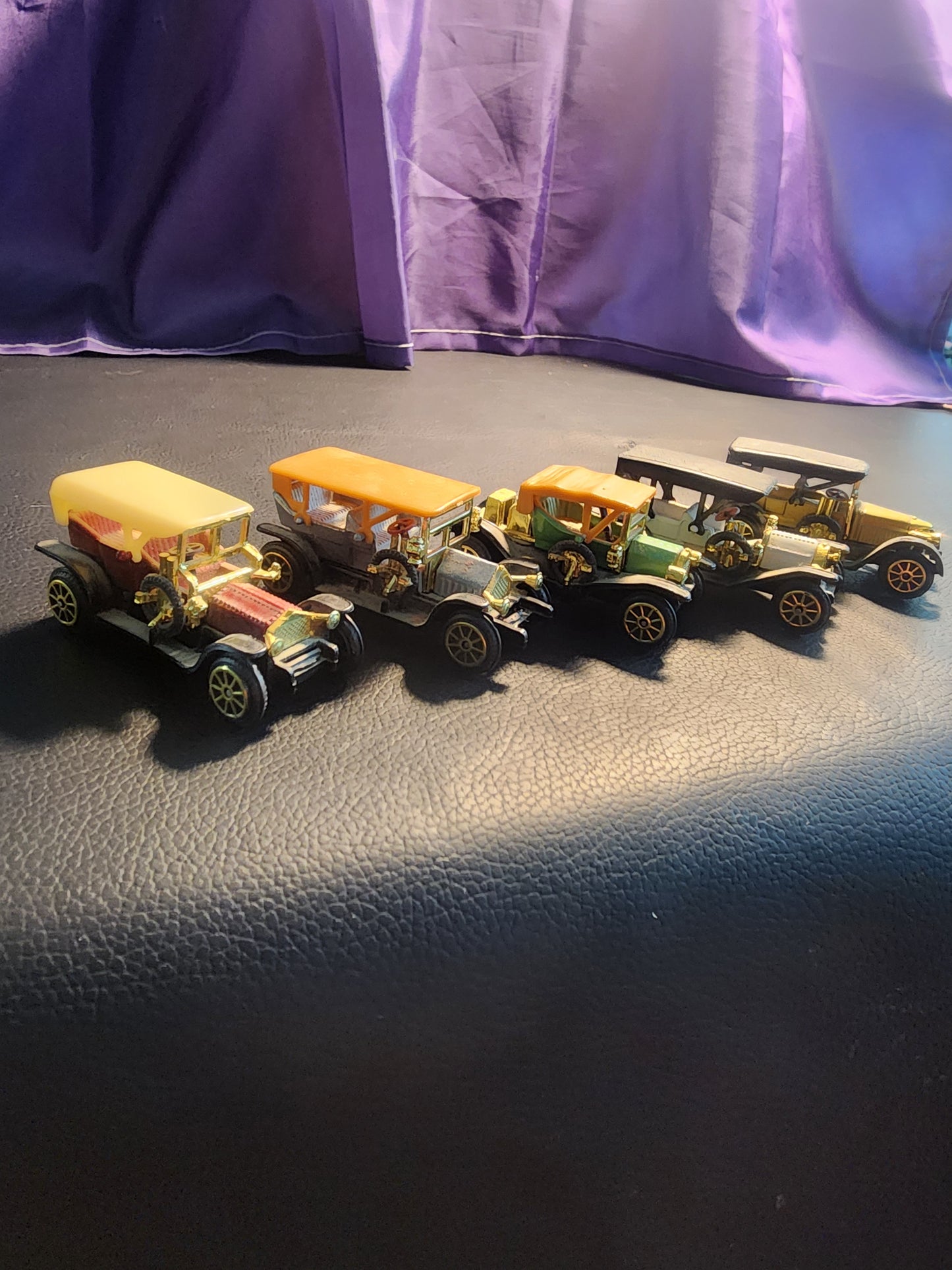 Red Rolls Royce Silver Ghost 1906 Made In Hong Kong Diecast No.302 ,304 ,305,306