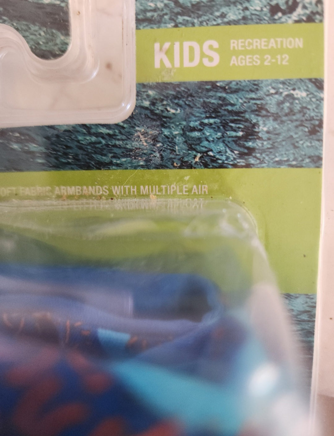 Speedo Swim Kids Swim Training Floats Boards Fabric Arm bands  Blue Orange Fish