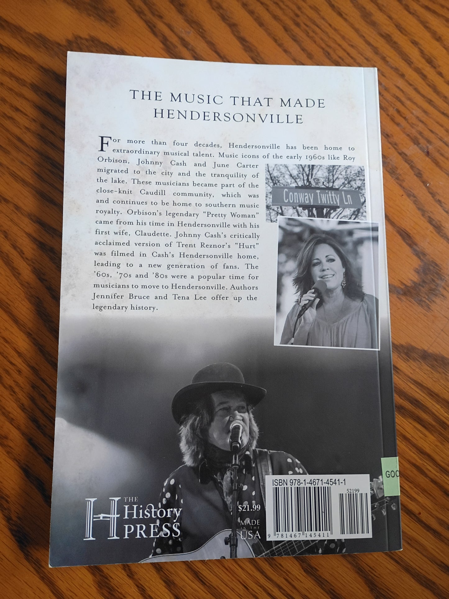 Southern Music Icons of Hendersonville, Tennessee Softcover Book - Cash, Orbison