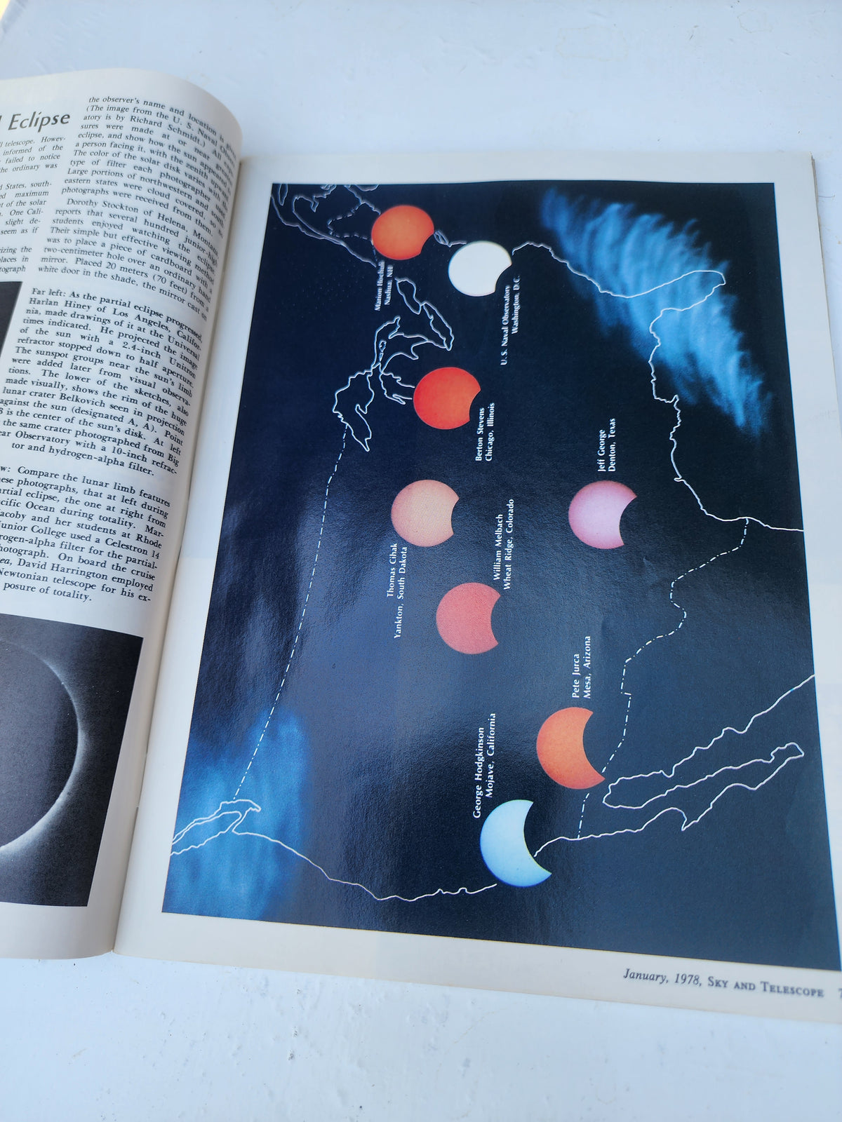 Sky and Telescope  January 1978 Vol. 55, #1