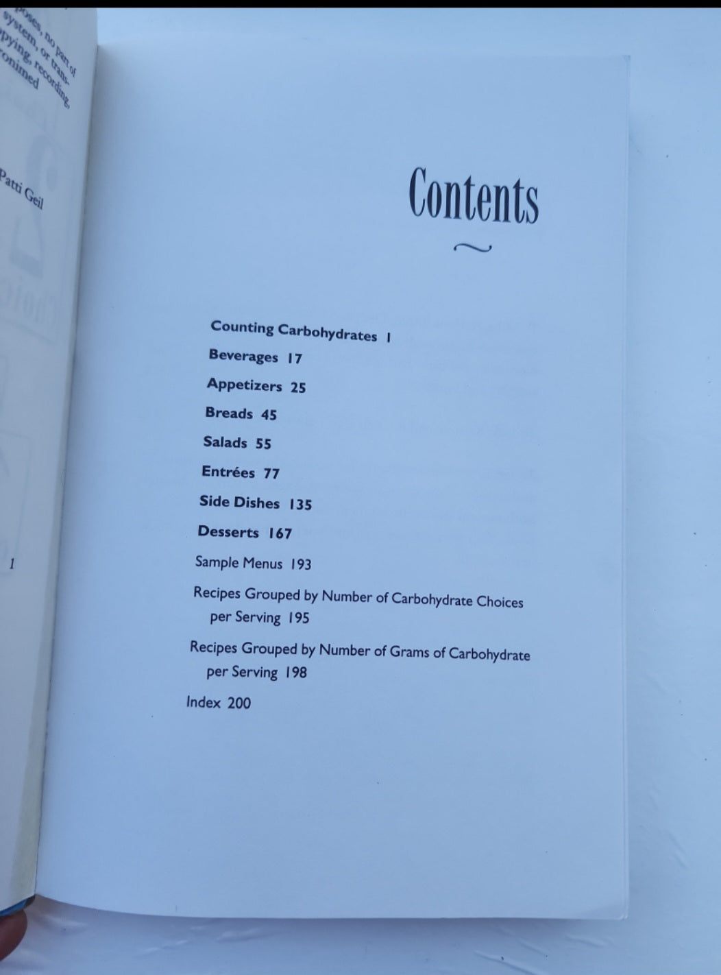 Carbohydrate Counting Cookbook by Ross &  Geil (1998, PB for diabetics