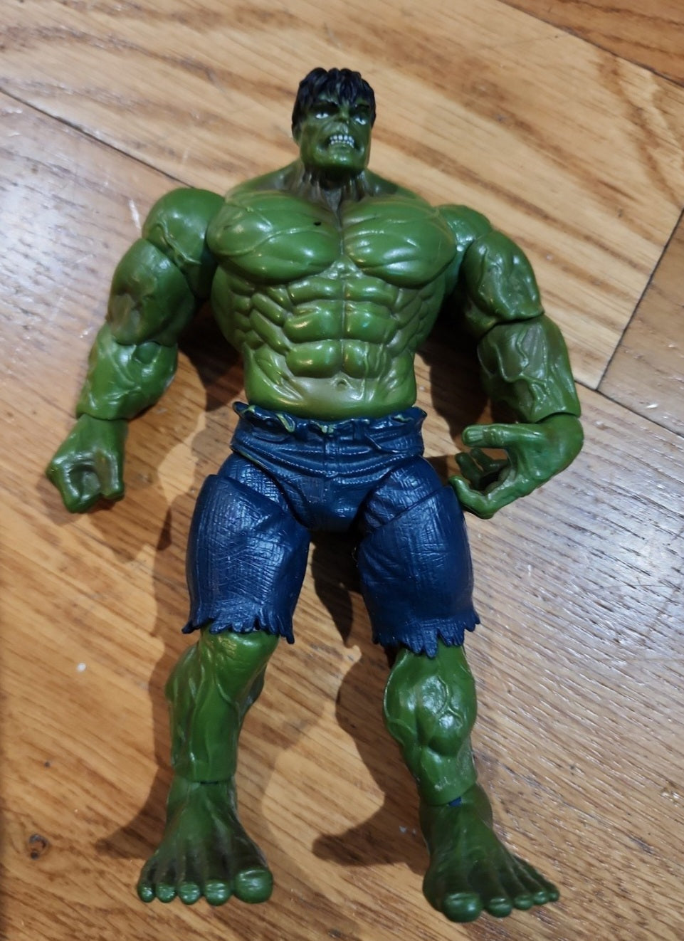 Marvel The Incredible Hulk Movie 6" Action Figure Hasbro 2007 Hulk Blue Jeans
