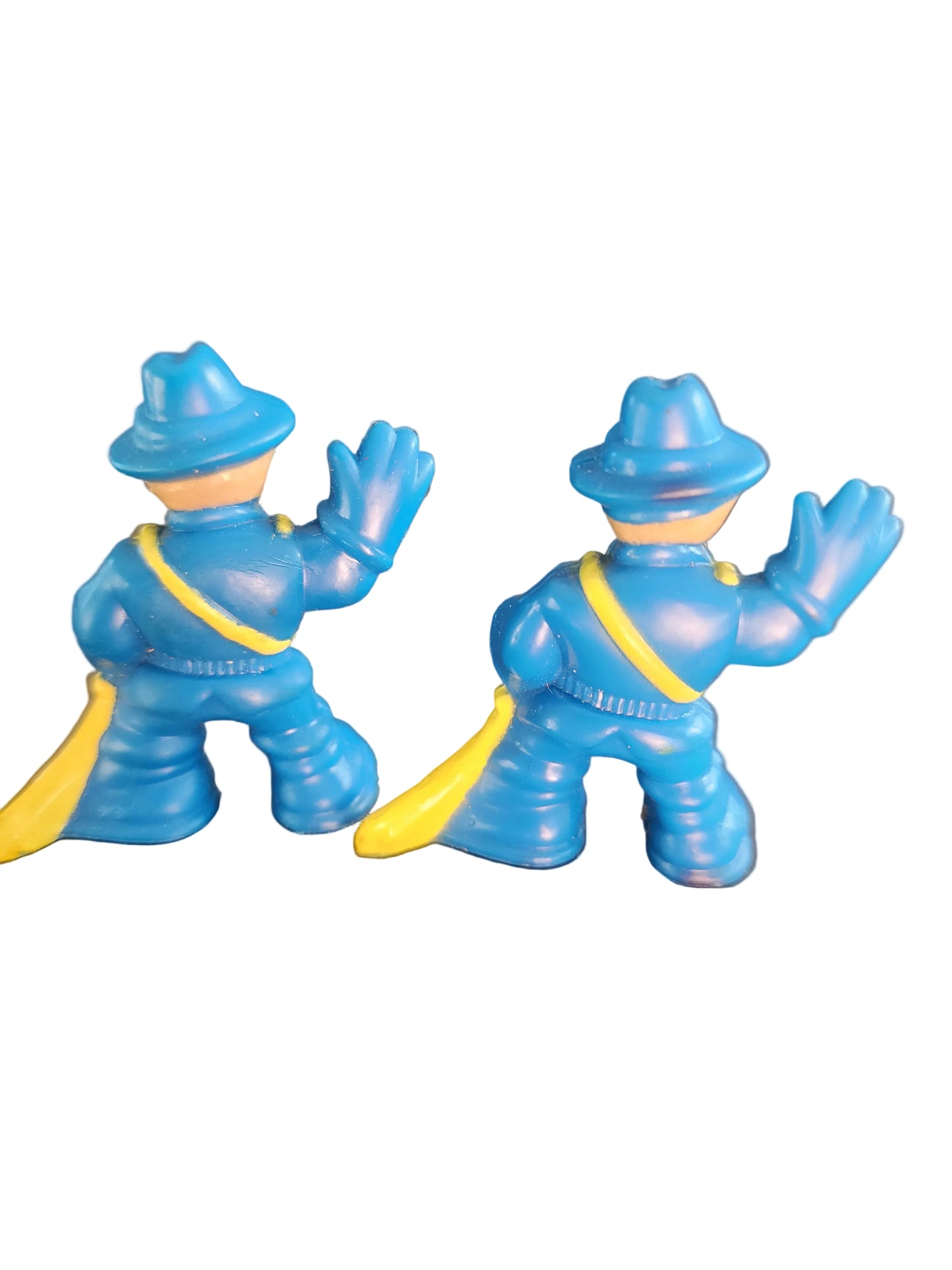 Lincoln Logs Frontiersman,, Cowgirl, 2 Soldier Blue Men, 2 Cowboys   2” Lot of 6