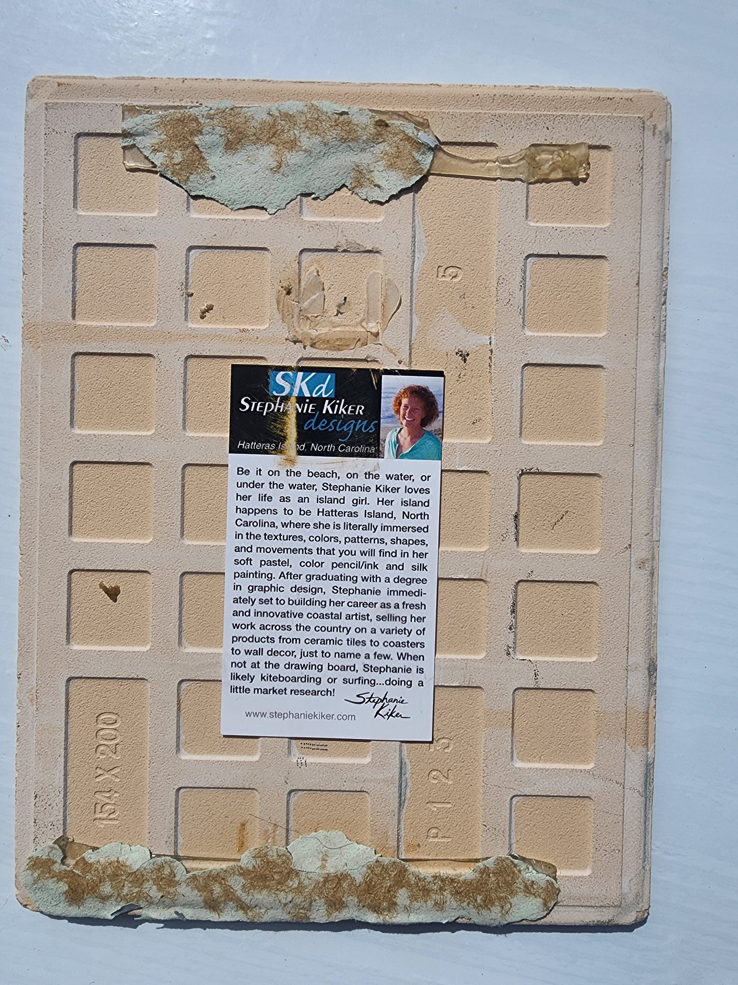 Pelican Perch by Stephanie Kiker  Decor Ceramic Tile , Coastal Beach  6" x 8"