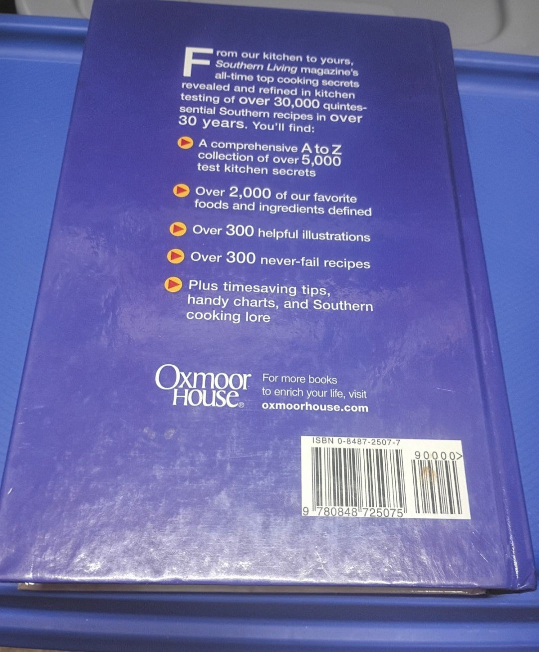 2003, "Secrets from the Southern Living Test Kitchen" -Southern Living Editors HC Cookbook