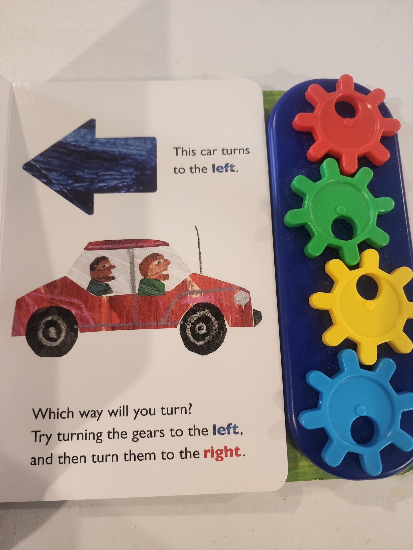 World of Eric Carle: Turn, Crank, Zoom! a STEM Gear Sound Book by PI Kids (2018, Children's Board Books)