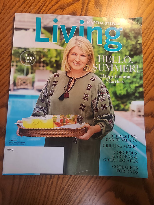 Martha Stewart Living June 2020 Hello Summer Recipes Gorgeous Gardens Gifts4 Dad