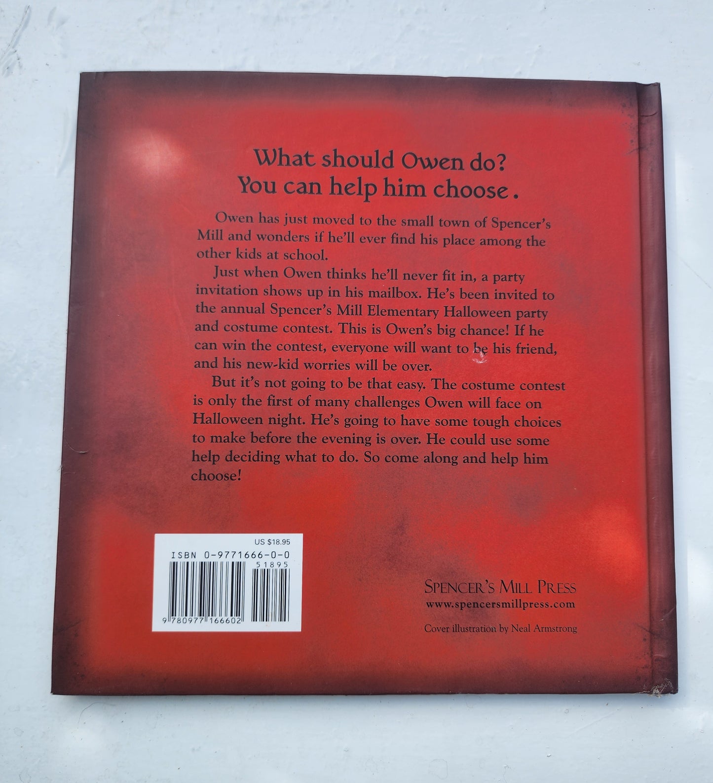 Owen's Choice : The Night of the Halloween Vandals HB Book
