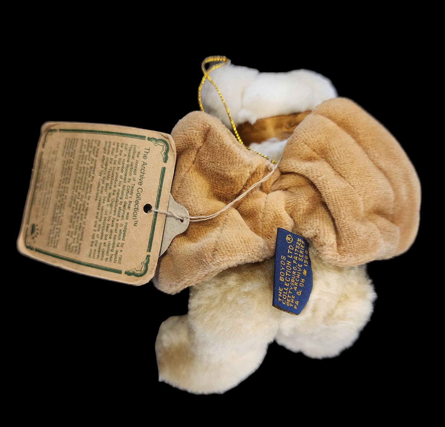 Boyds Bear Plush Serena Goodnight Angel Ornament 56232-08 Jointed 6” Teddy Bear