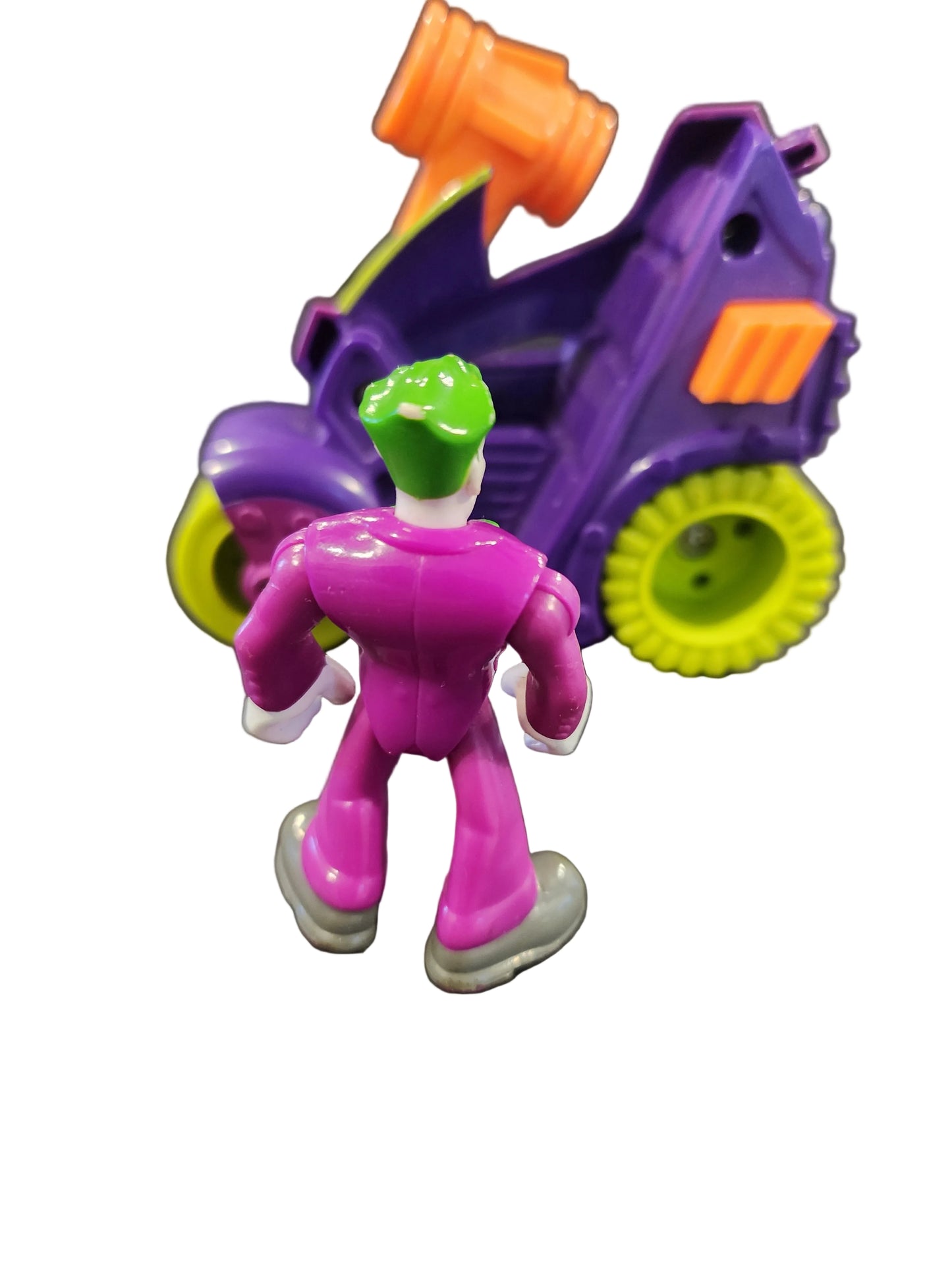 Imaginext The Joker Figure & Hammer Action Cycle Vehicle DC Friends Fisher Price
