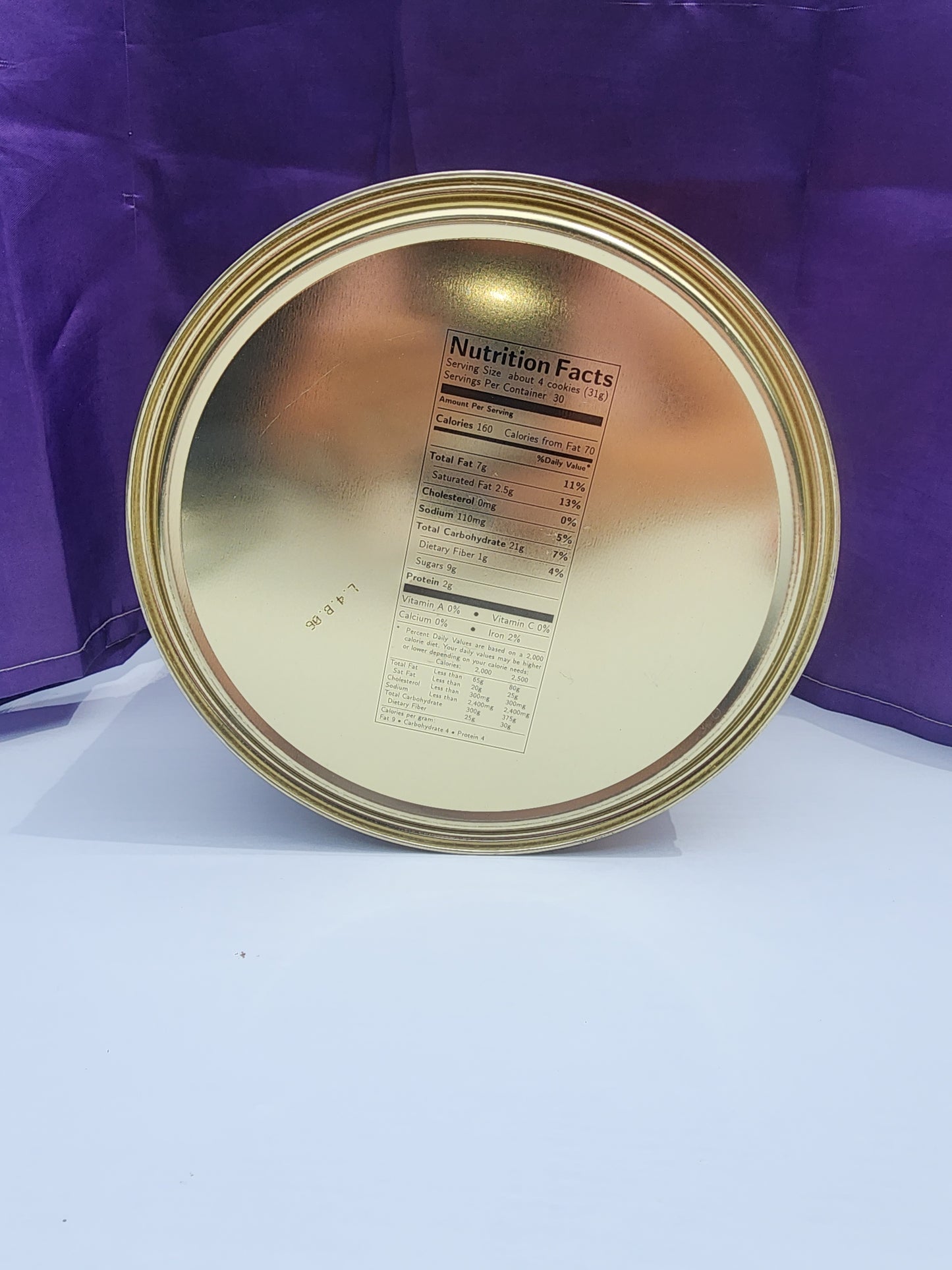 Vintage Poul Friis Big Top Circus Empty Cookie Tin Featuring Elephants, Horses, Monkeys & Lions