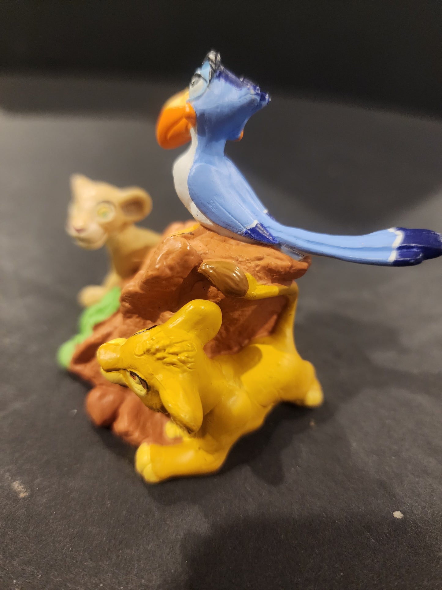 Vintage Disney's The LIon King NALA ZAZU & SIMBA PVC Figure Cake Topper Toy
