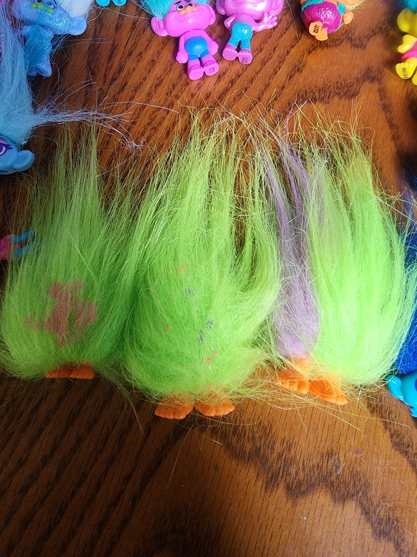 DreamWorks  29 Troll Figures 1" & 3.5" Dolls Lot Hasbro. Pre-owned