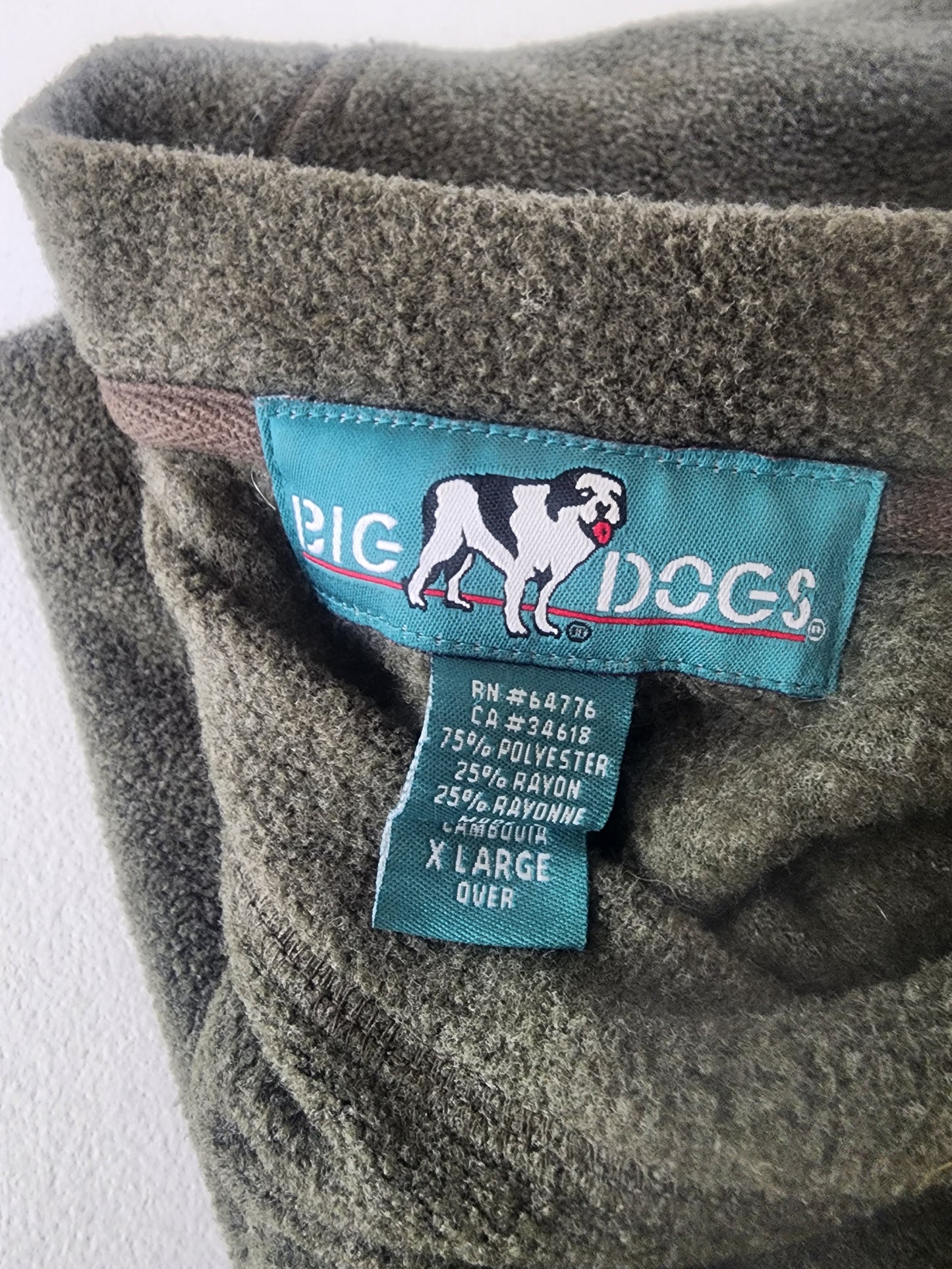 Men's Big Dogs Sweatshirt Olive XL