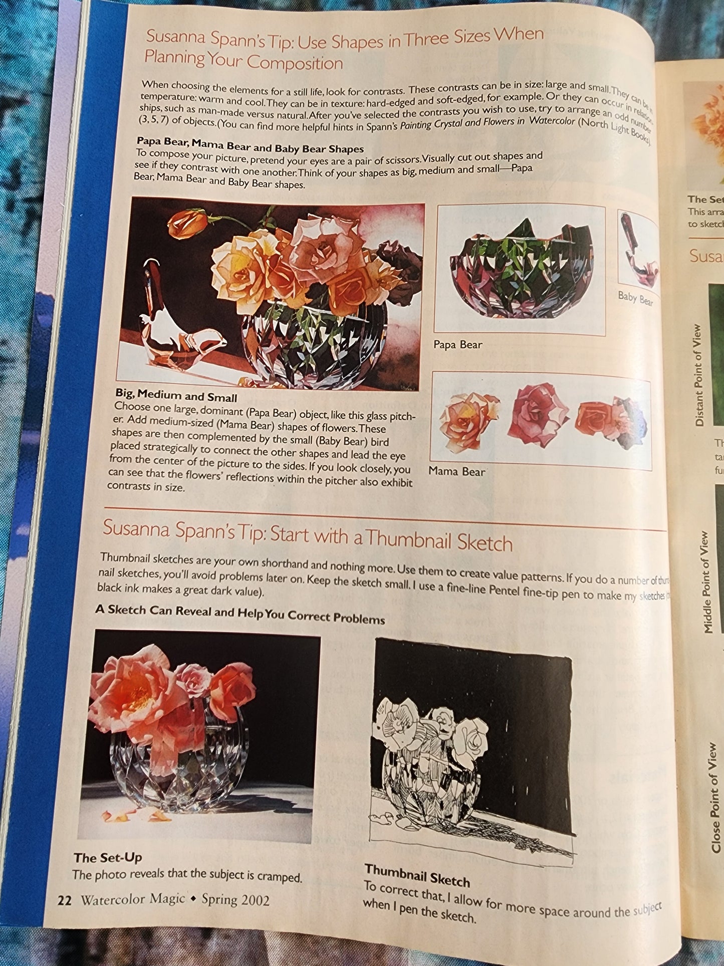 Watercolor Magic Magazine Spring 2002 tips of today's best painters