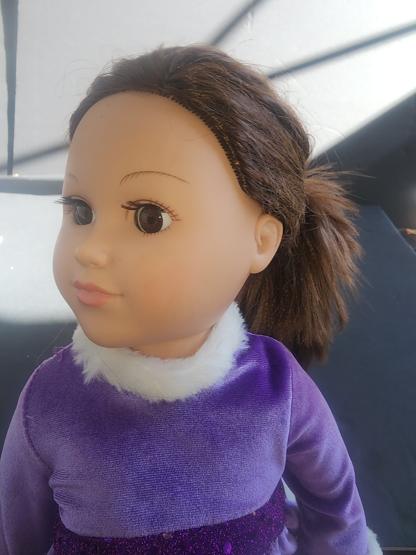 MY LIFE AS 2013 Cititoy 18” Doll Brown Hair Brown Eyes open close Poseable