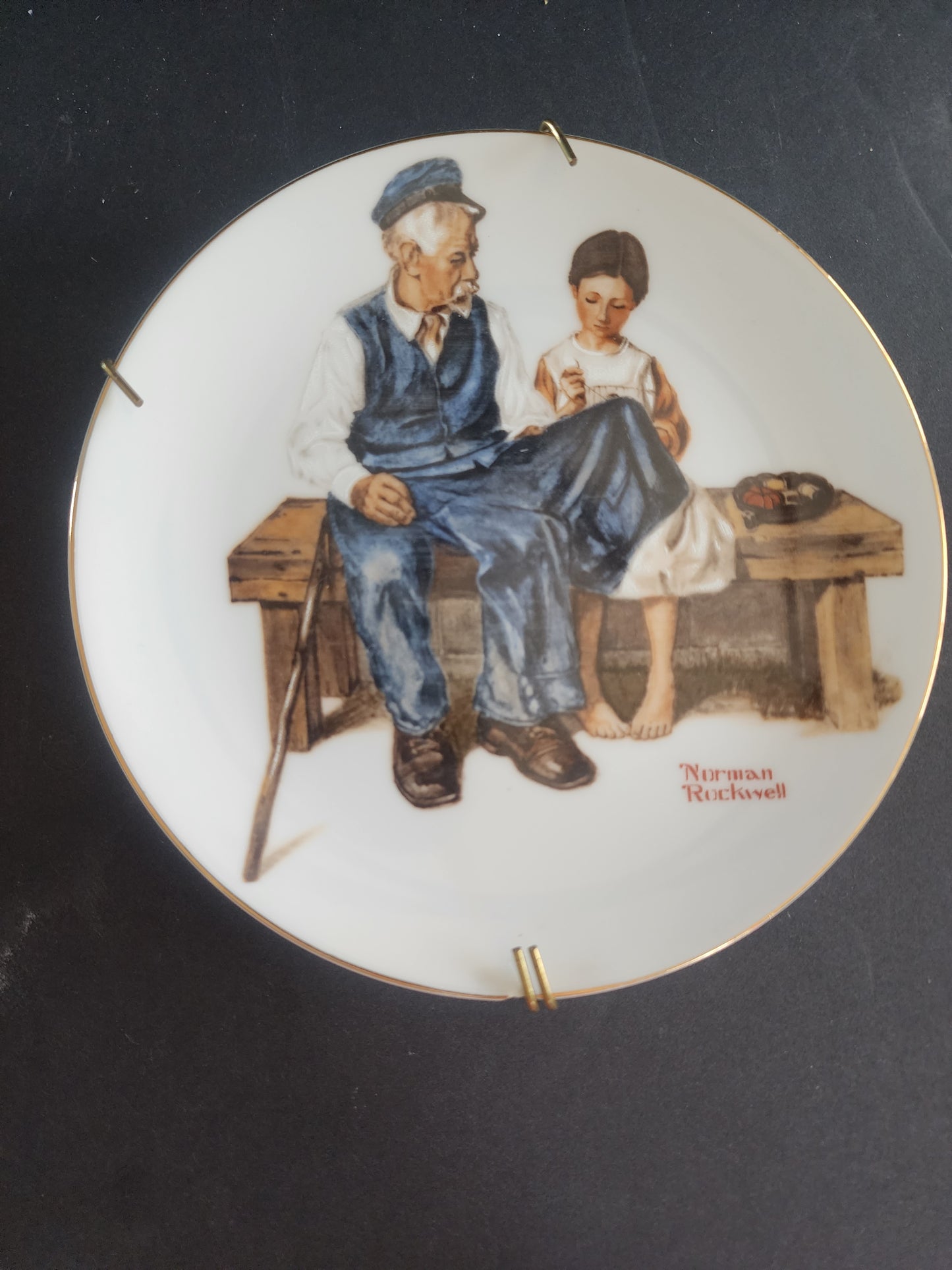 Norman Rockwell Plate (1982) “The Lighthouse Keepers Daughter" 6.50"