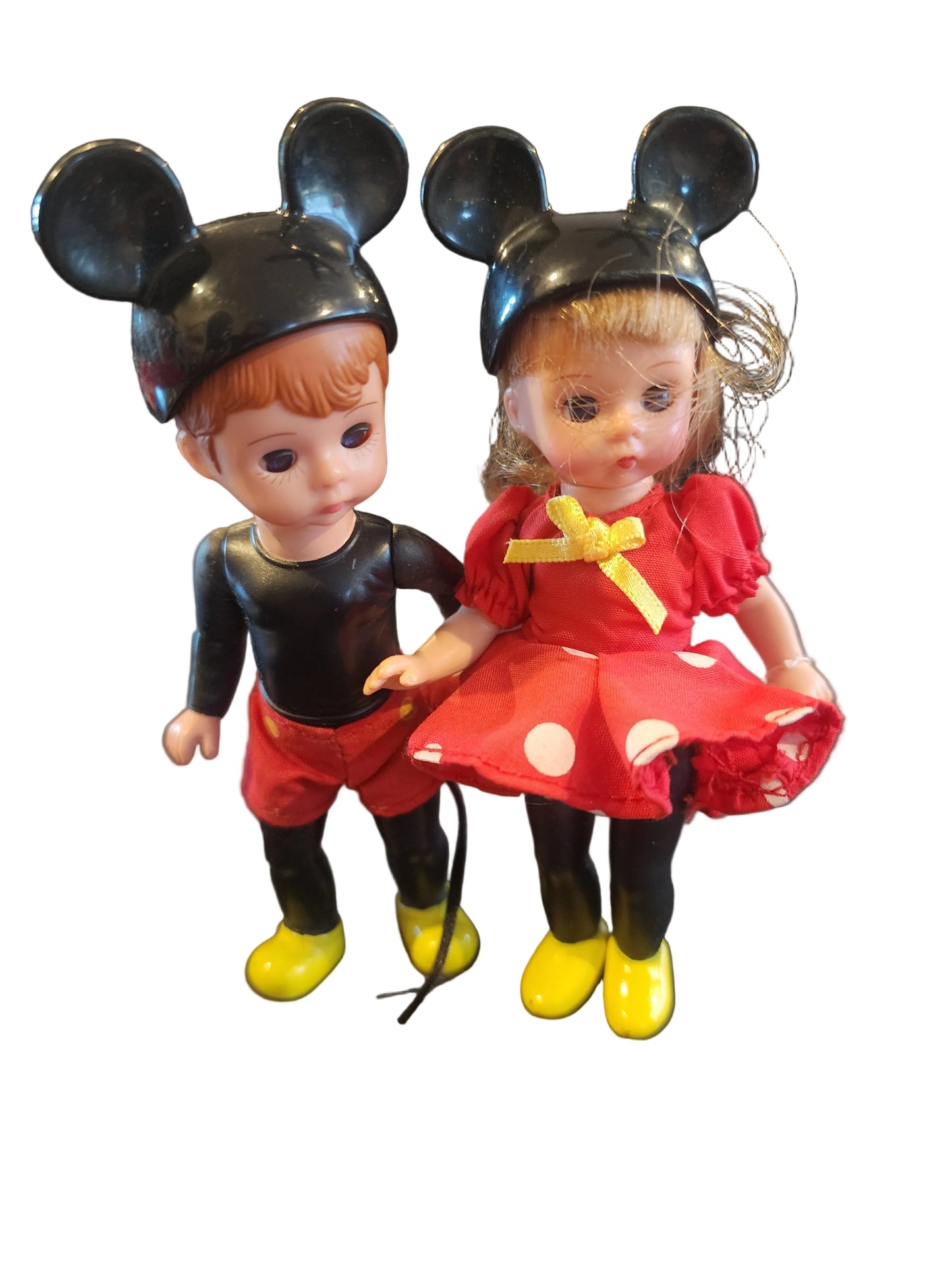 Vtg 2004 MCDONALD'S DISNEY''S MOUSEKETEERS MADAM ALEXANDER DOLLS SET /2 aprox. 5"