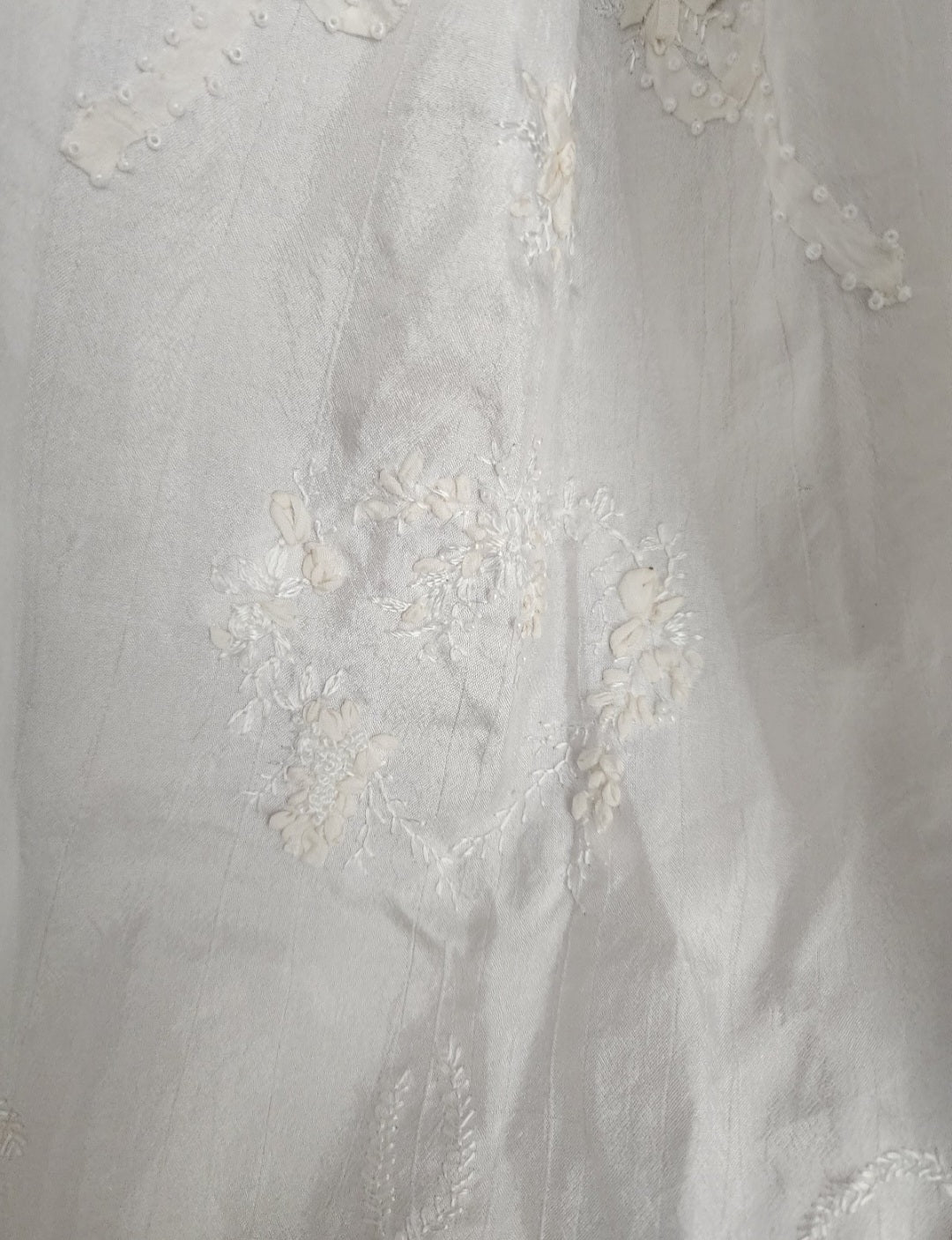 Vintage Heirloom Baby Christening Gown - Intricate Lace & Embroidery (3–6 Months)
