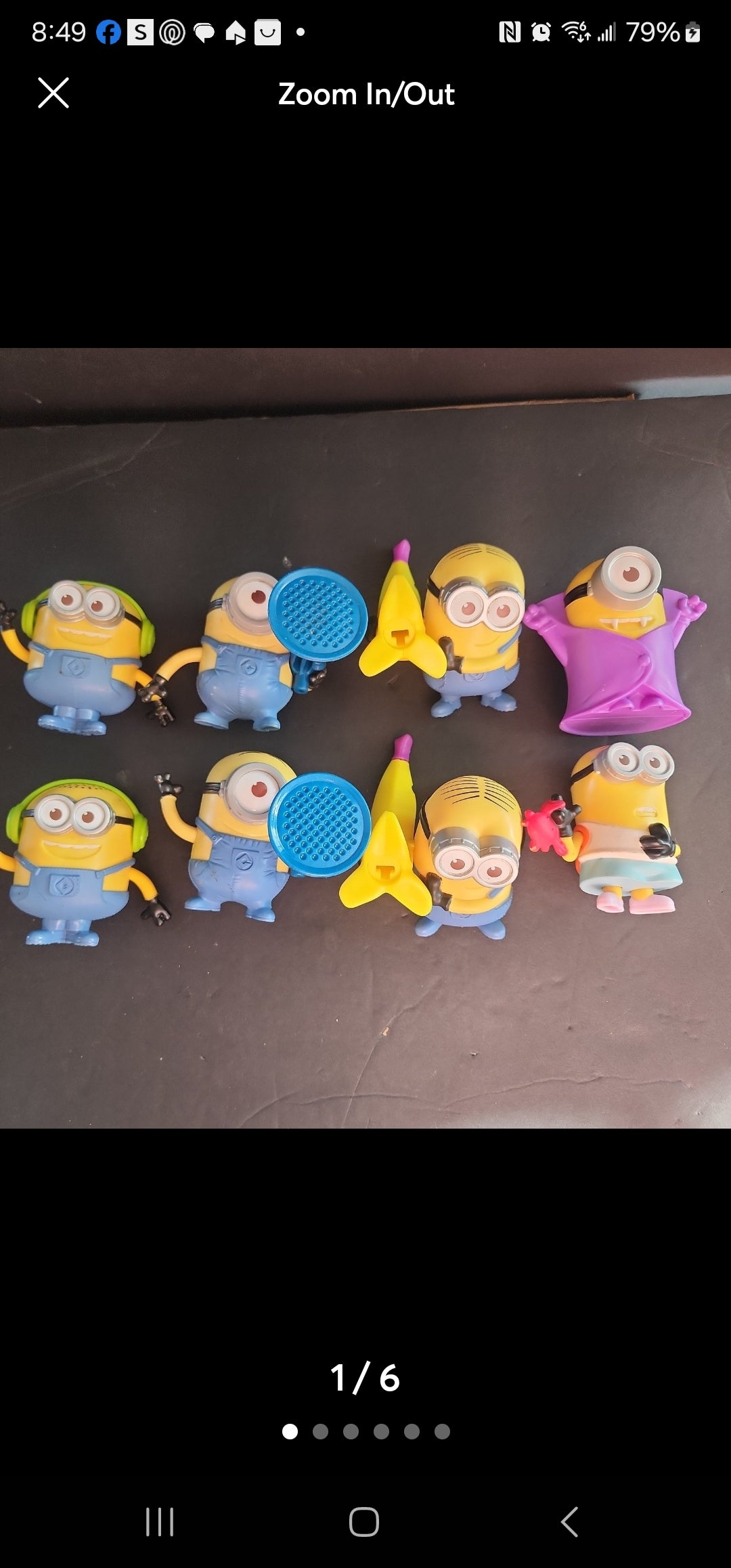 McDonalds Happy Meal Toys Despicable Me Lot of 8 Minions Toys