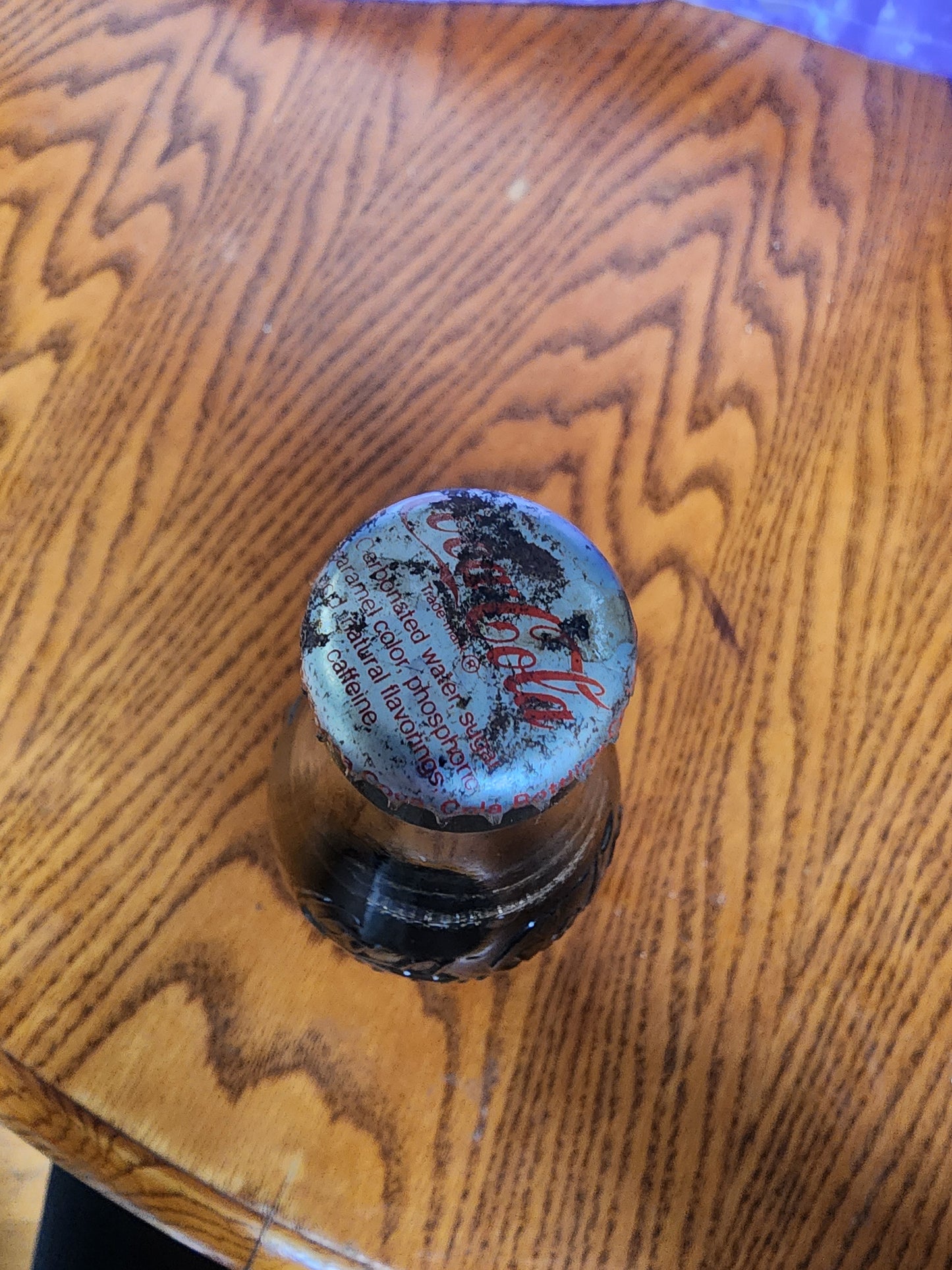 Coca-Cola Soda Pop 1975 75th Anniversary Full Unopened 10 oz. Bottle