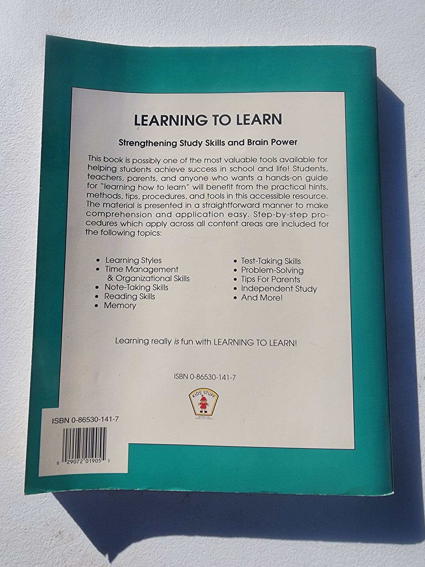 Learning to Learn : Strengthening Study Skills and Brain Power by Gloria Frender
