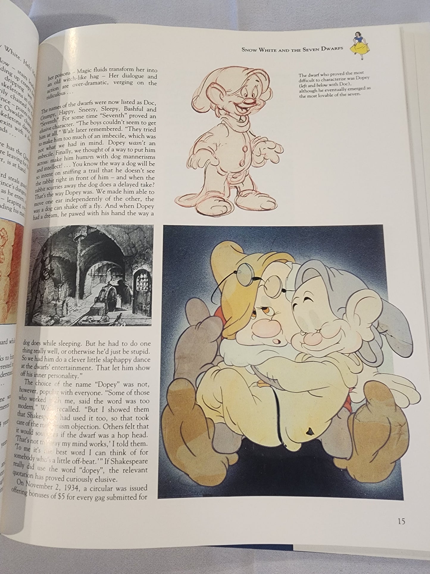 WALT DISNEY's  MASTERPIECE SNOW WHITE AND THE SEVEN DWARFS Film Making Book 1994