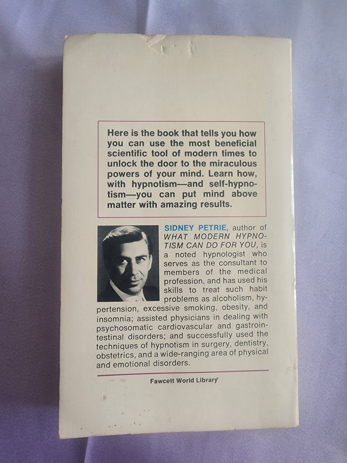 What Modern Hypnotism Can Do For You by Sidney Petrie (1972, Paperback) VTG