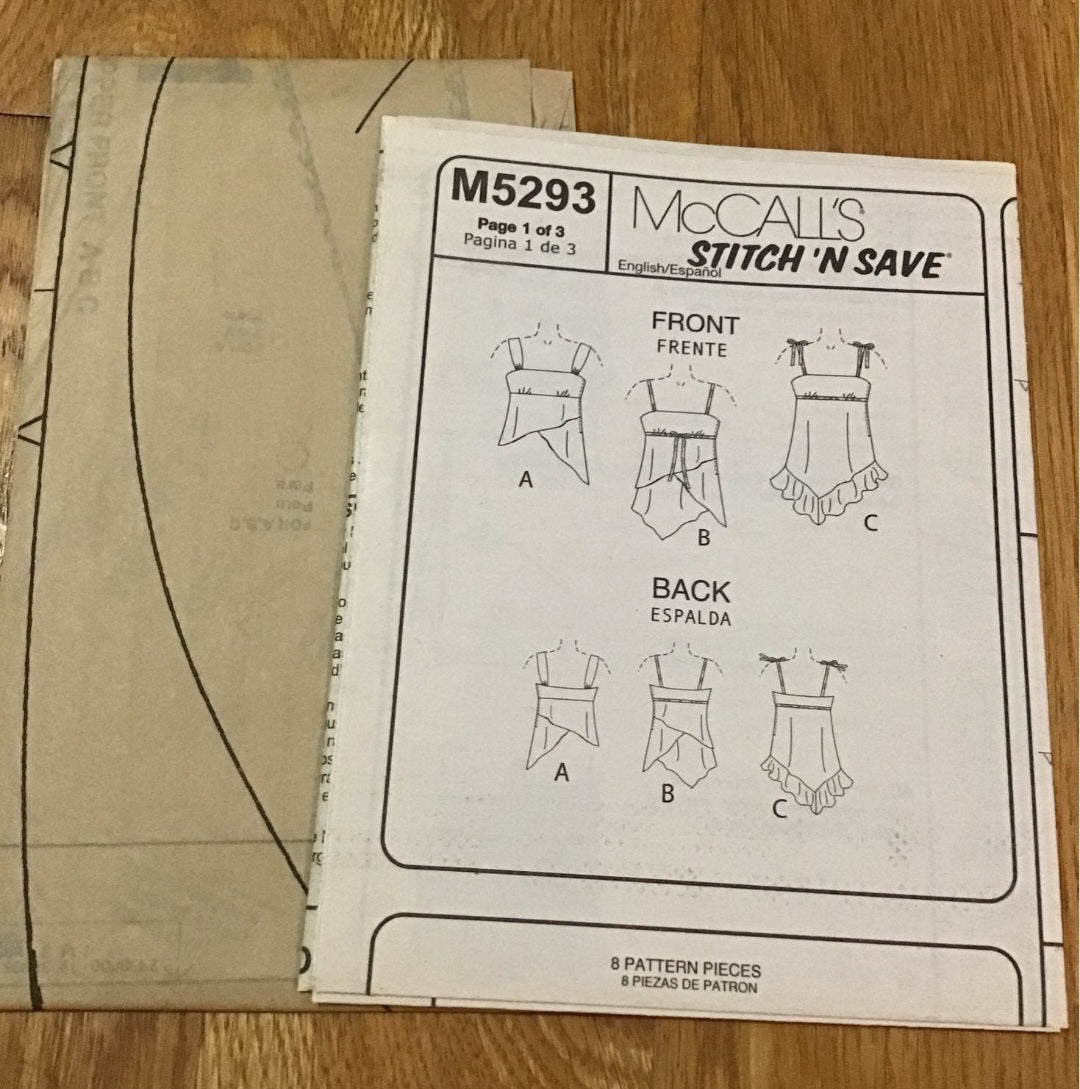 Easy Stitch & Save M5293 Pattern 4-10 whimsical shirt