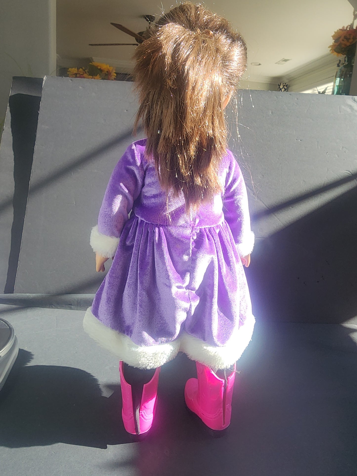 MY LIFE AS 2013 Cititoy 18” Doll Brown Hair Brown Eyes open close Poseable