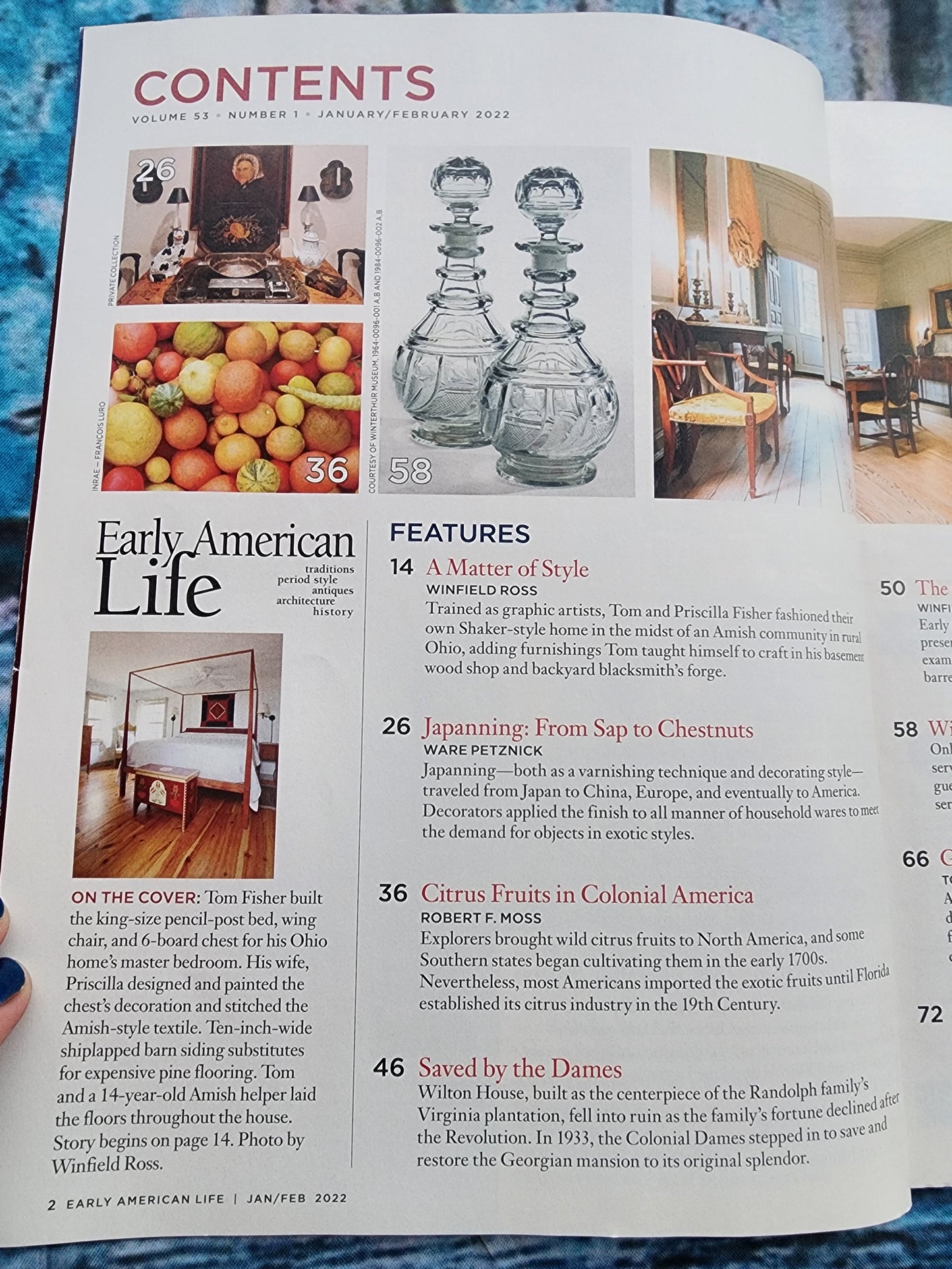 Early American Life Tracing the History of the Japanned Decoration Feb 2022