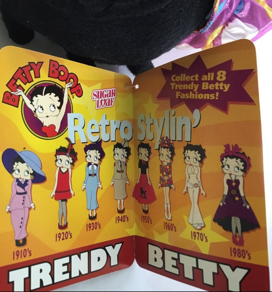 Betty Boop Doll Retro Stylin 60s Era. 15" tall