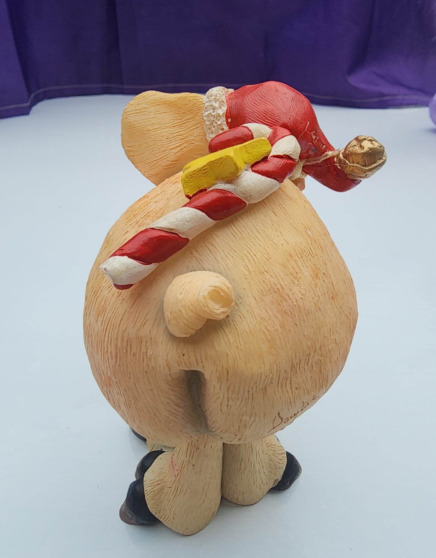 The Pig Russ Berrie Bobble Bods Prudence Douglas Christmas Figurine Pig