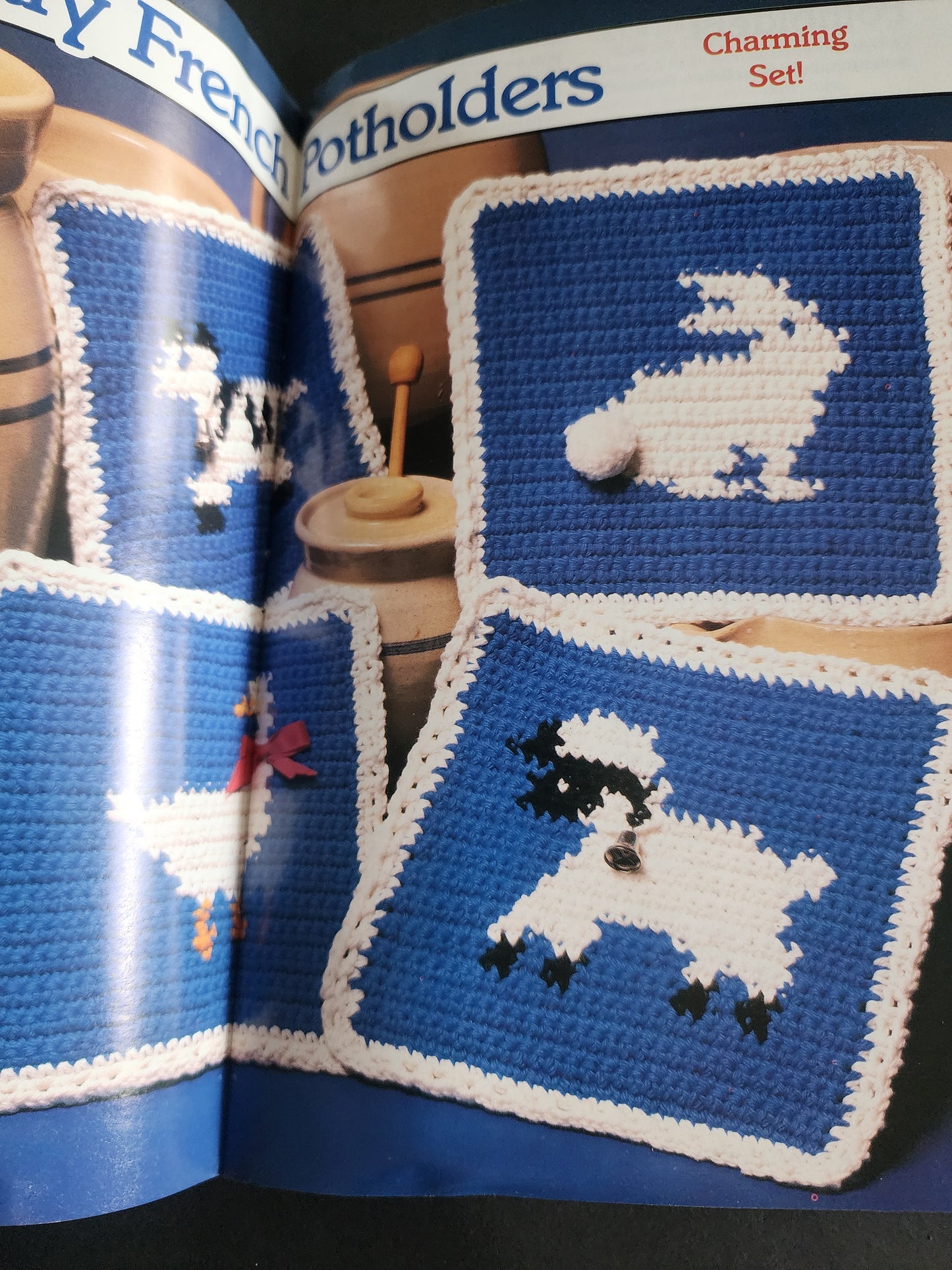Annie's CROCHET Newsletter #20 1986 Alice in crochet land & #30 1987 Fun to Make Patterns.
