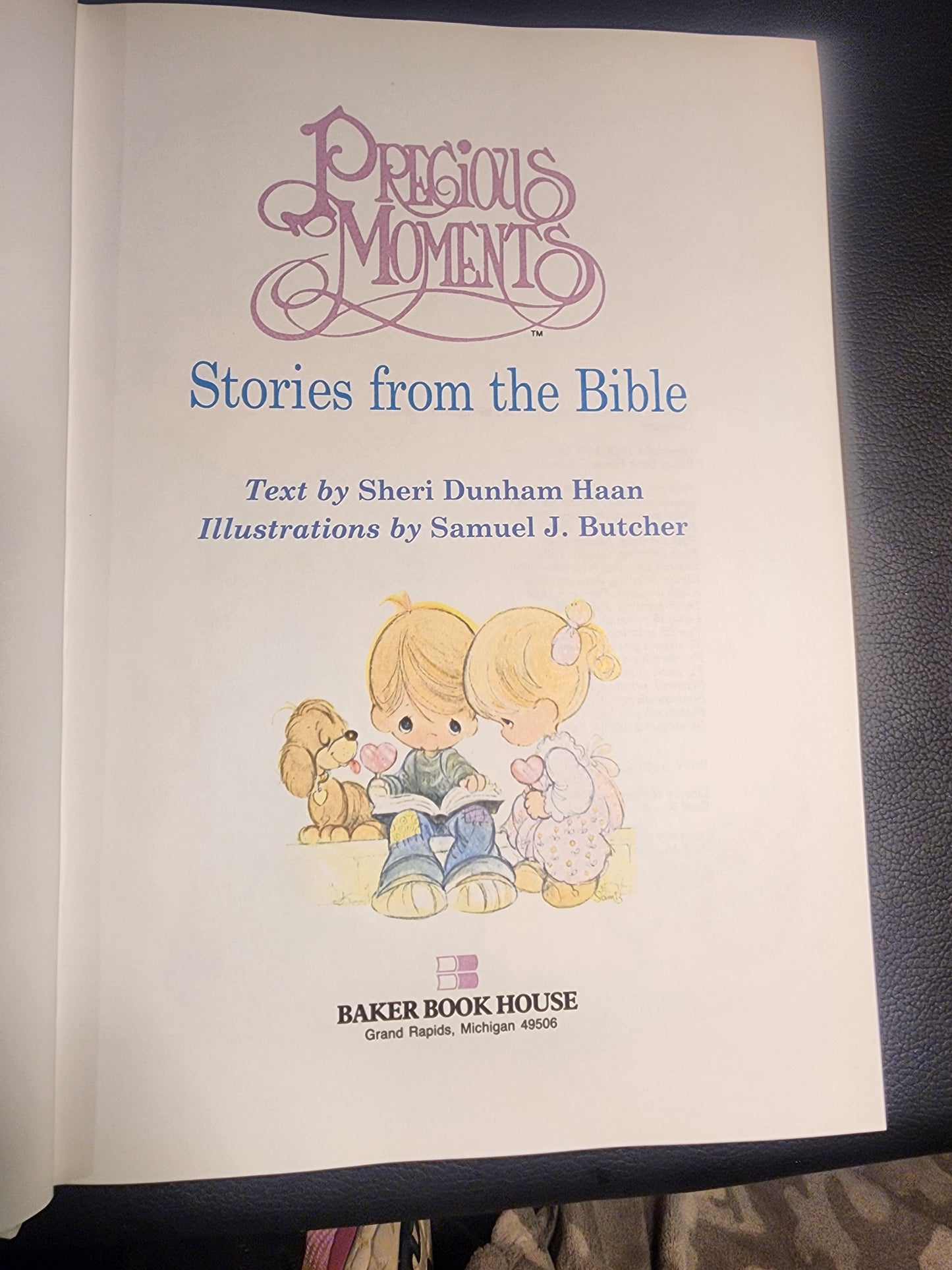 Vintage Precious Moments Stories From The Bible Hardback (1991)