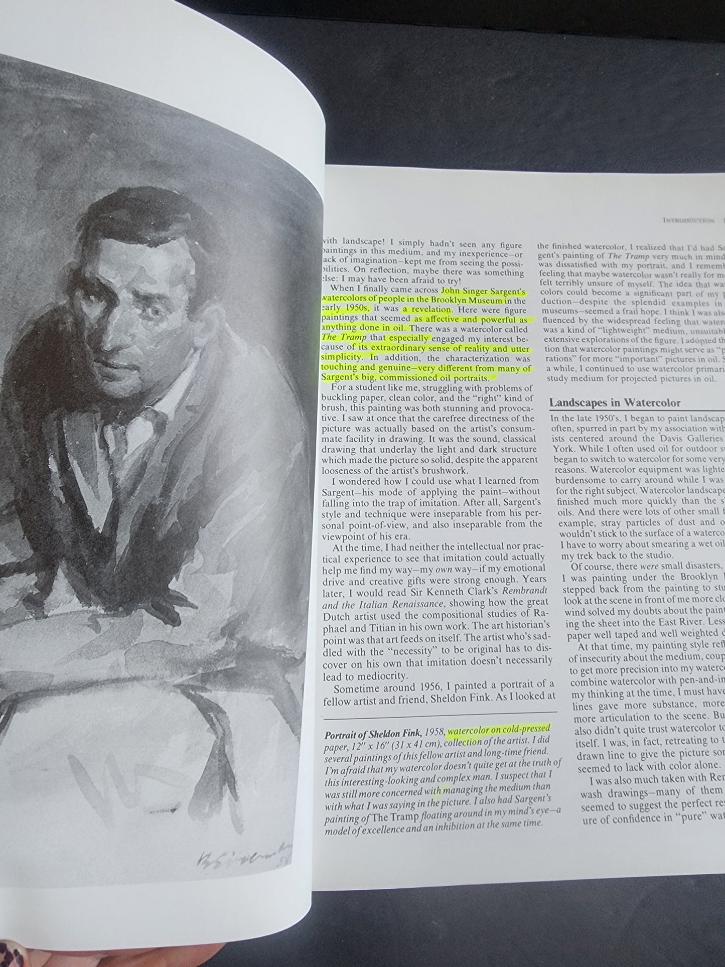 Breaking the Rules of Watercolor Burt Silverman paperback book i