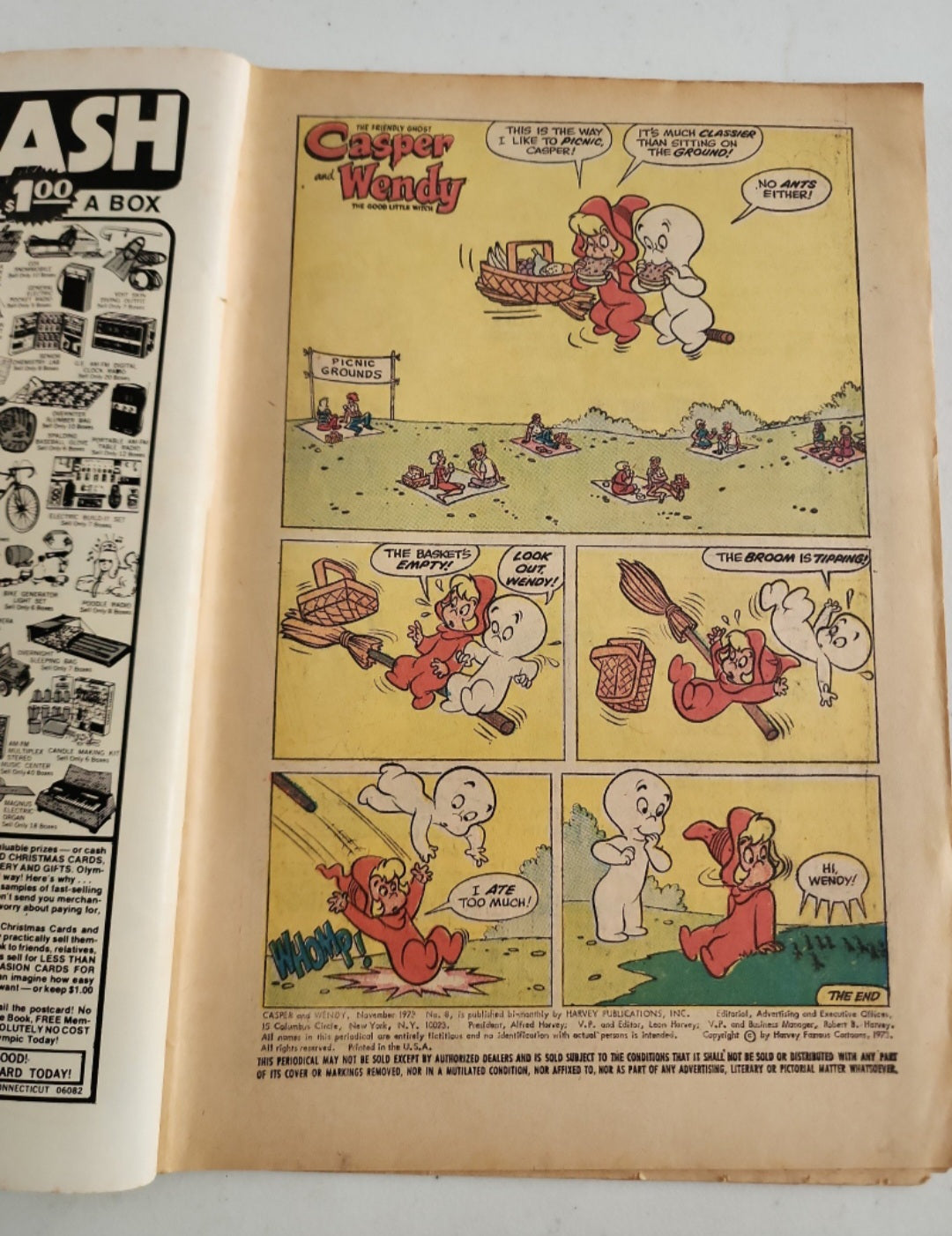 Casper the Friendly Ghost and Wendy the Good Little Witch Issue 8 November 197