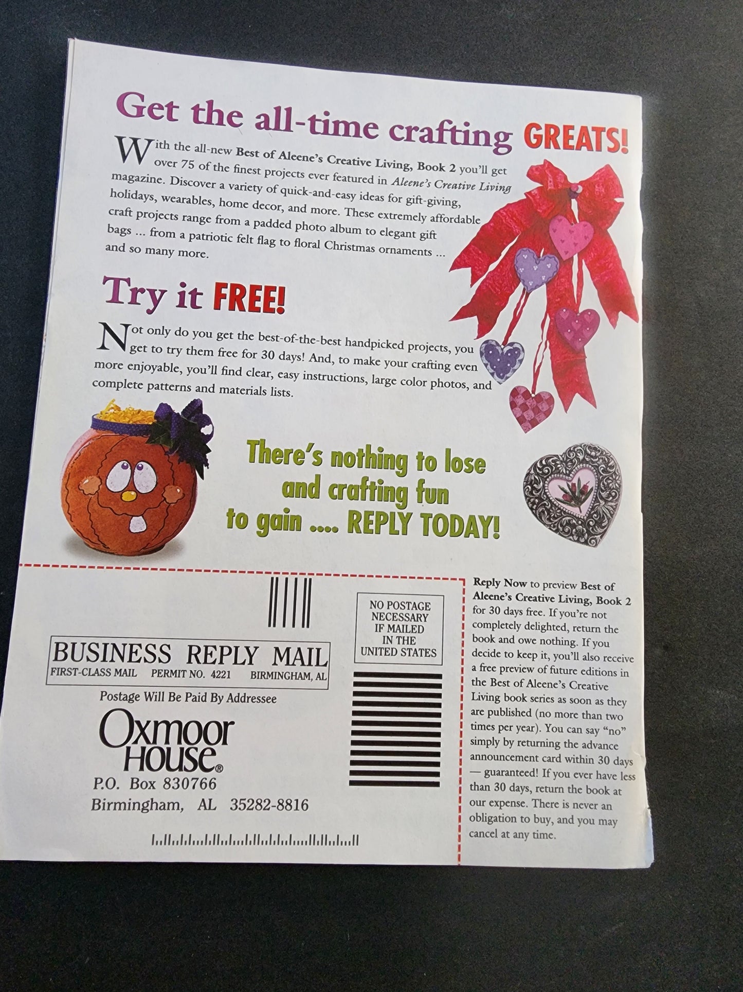 Aleene's Creative Living Dec. 1998 Craft Sewing Quilting craft book