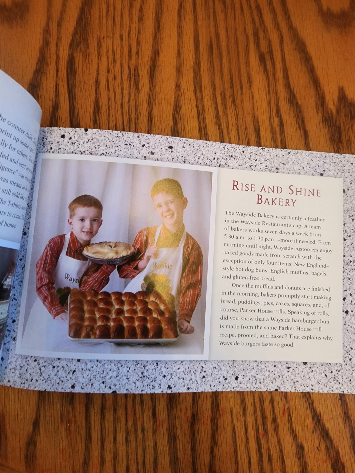 It's Worth the Ride to the Wayside,"  100th anniversary cookbook