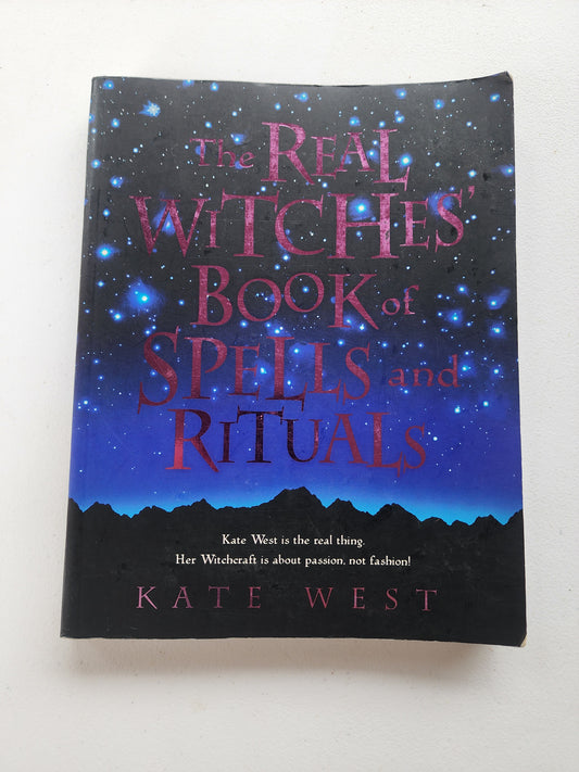 The Real Witches' Book of Spells and Rituals Kate West Softcover Wicca Pagan PB