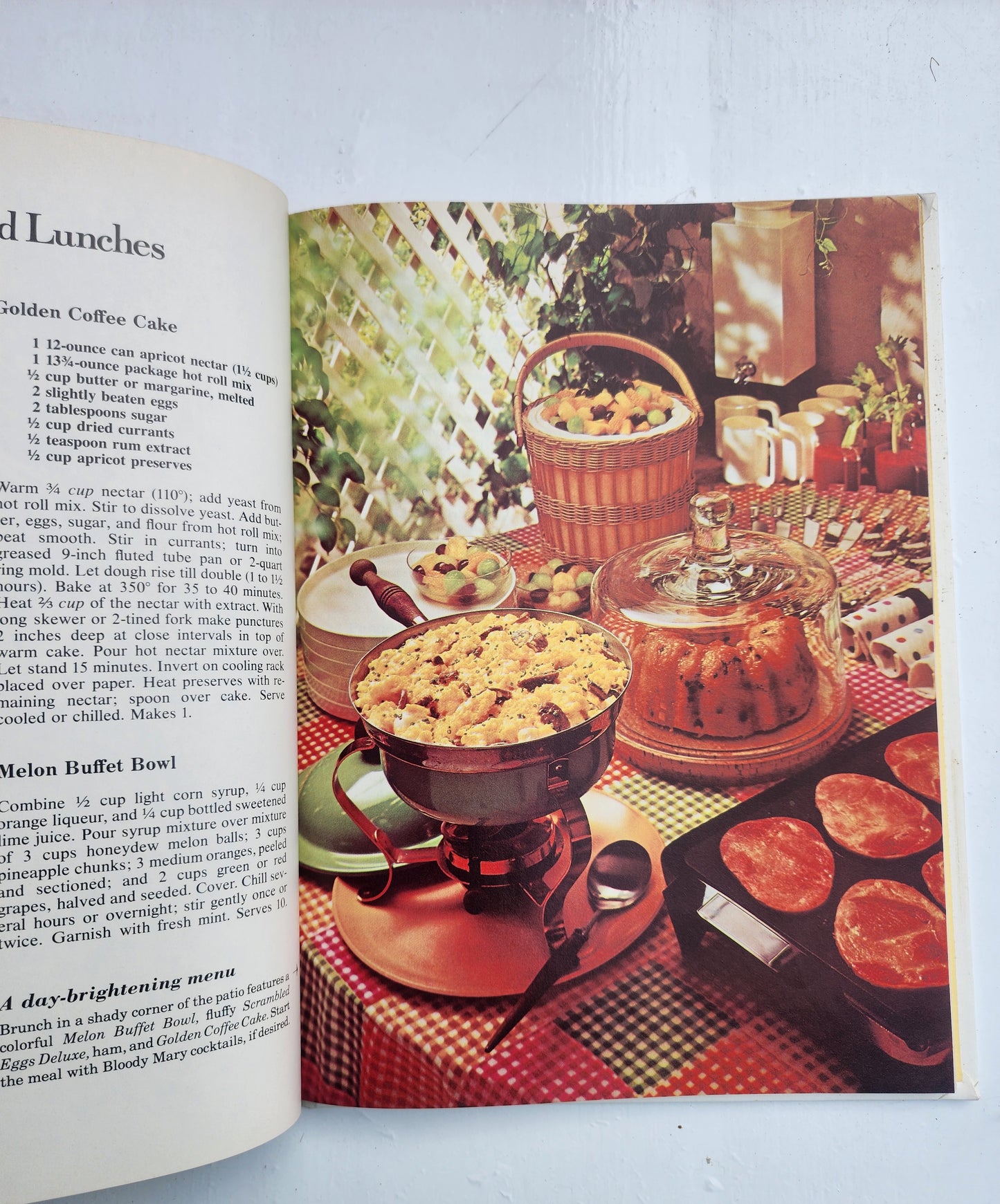 Better Homes and Gardens Best Buffets Cook Book 1974 Hardcover Vintage! Recipes