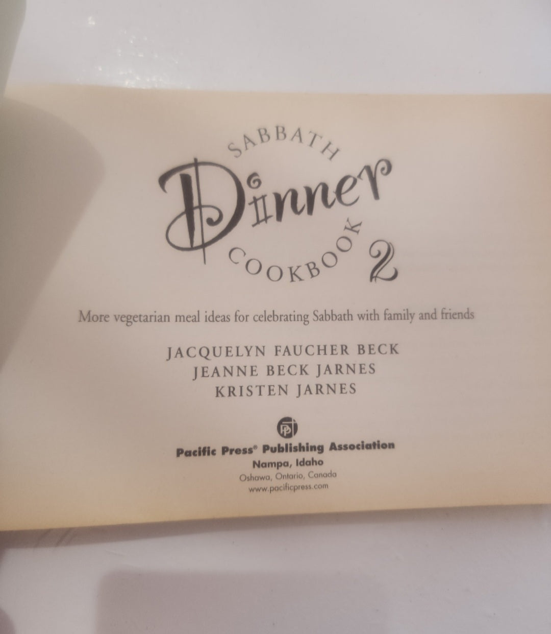2 Cookbooks The Joys of Jewish Cooking & Sabbath Dinner Cookbook 2